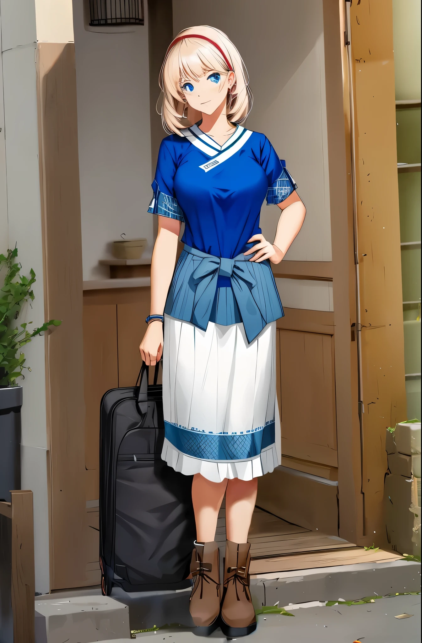 European and American style blue eyes