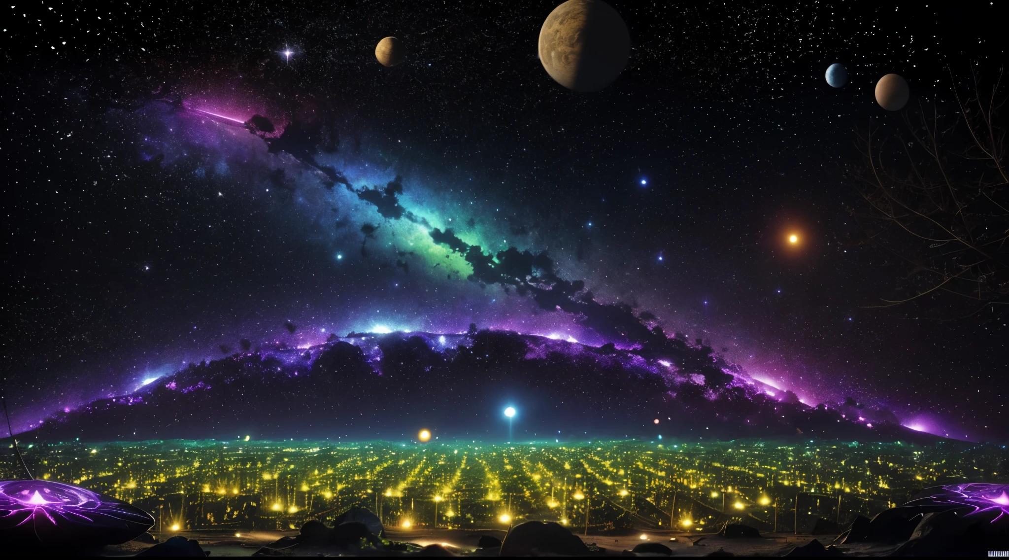 I live in the outer space, which is for the most part psychedelic, and all the enlightments may come up on all of us, the effect of marijuana, the effect of psychedelics, the effect of LSD