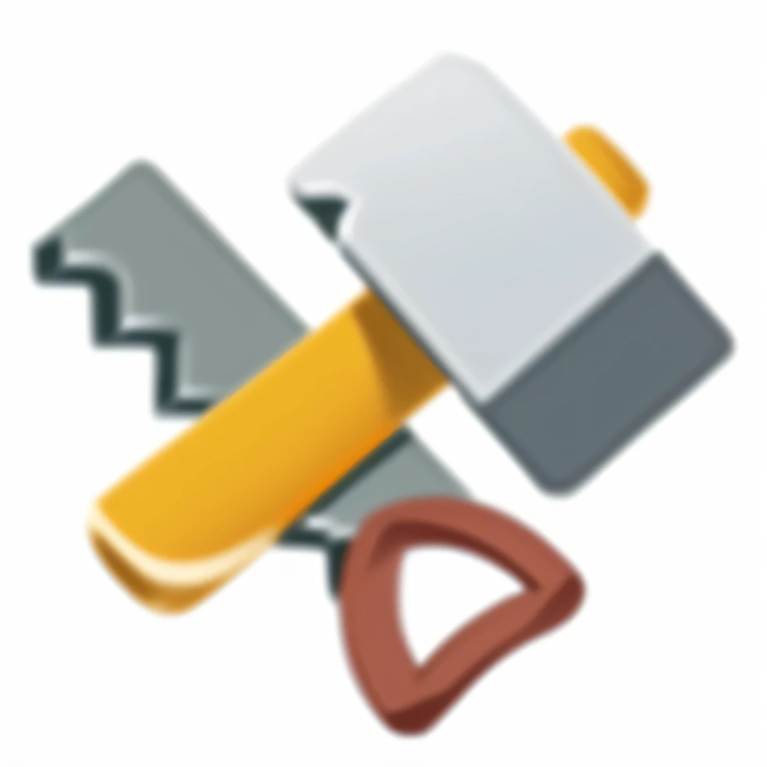 a close up of a hammer, A ruler, and a piece of paper, tool, Keygen, Maximum detailss, hammers, miniaturecore, hammer, Maximum details, big hammer, Regular build, saw, Alexander Fedosav, accurate details, detailed, SMD core, hard, uploaded, Carlo Martini, 套索tool, flat illustration