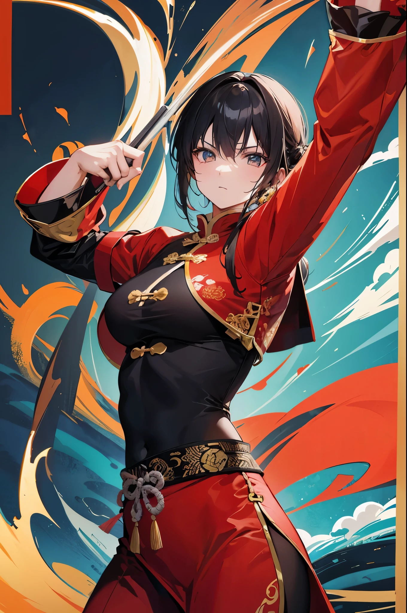 Chinese style，Fearless，martial arts style