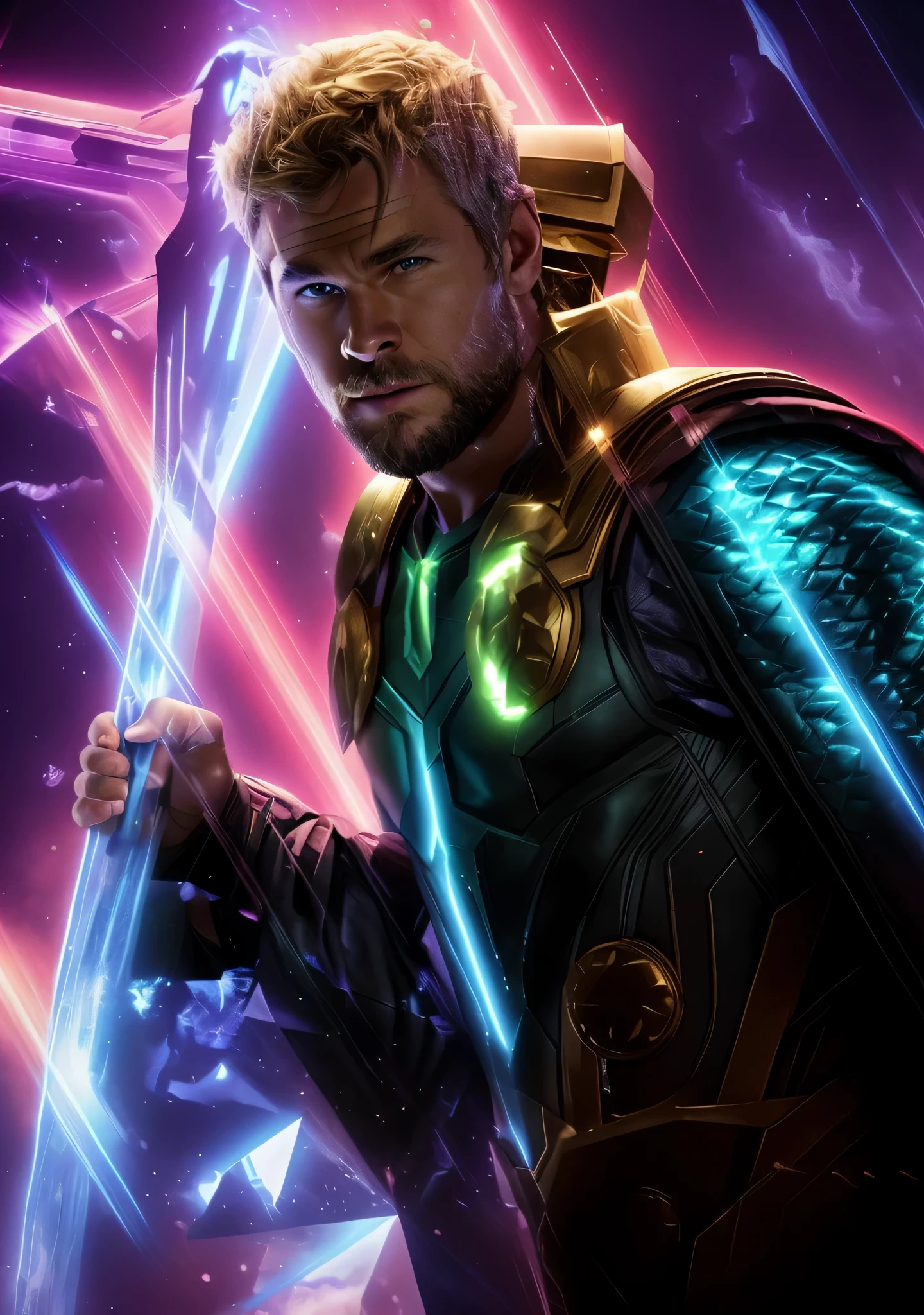 Vingadores 4 chega aos cinemas dos EUA, sem texto, Thor, God of thunder, the God of thunder, estrelando o filme de Thor Ragnarok, dos vingadores: fim do jogo (2019), Chris Hemsworth, papel de parede do telefone hq 4k, Asgardiano, papel de parede hq 4k
