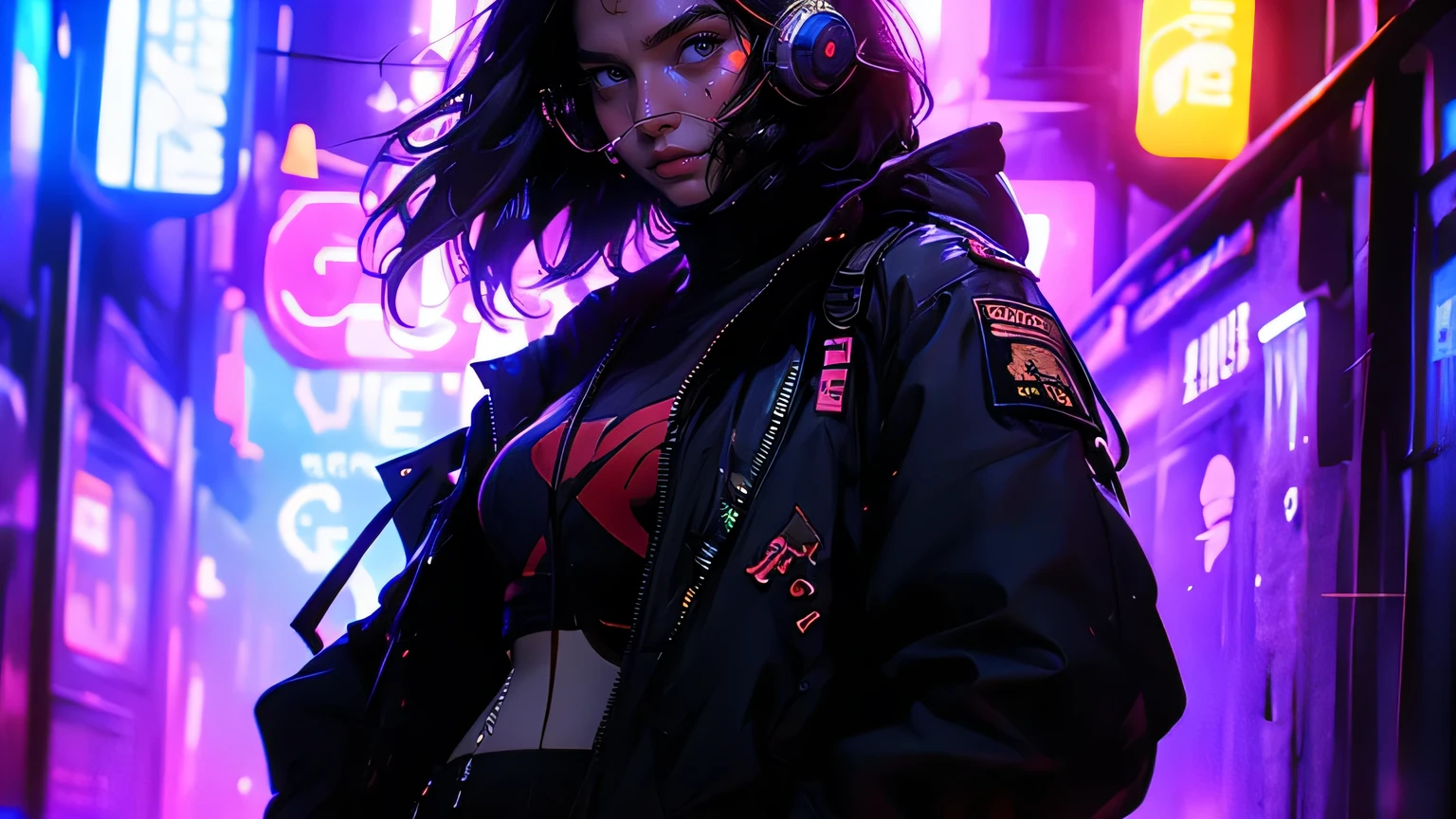 (Masterpiece, full body shot, embarrassed raw photography)Cyberpunk Citizen in Huge Tech Clothes, in a black helmet in the style of astro-daftpunk, Neon Light Details, embarrassed, futuristic, Sharpness, disorderly posture, Cyberpunk city, street neon lights, insta a little, photo of the year, octane number, substance, Maya 3D, 4D cinema, Artstation Trends, Trends in deviant art,