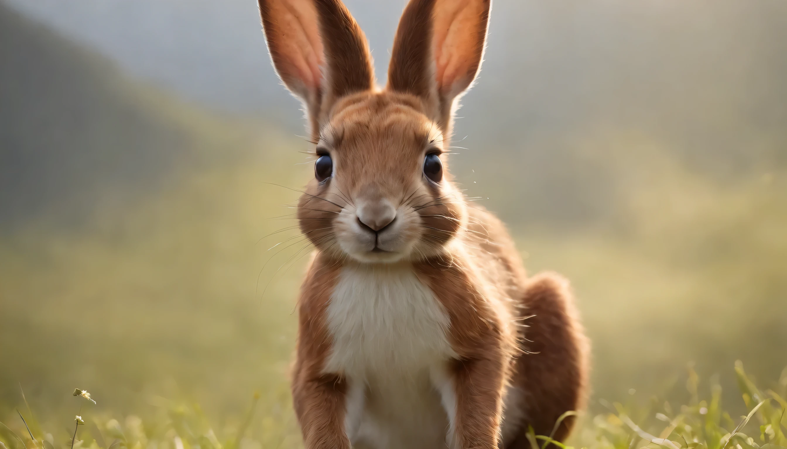 (Highly detailed CG Unity 8k wallpaper、masterpiece、highest quality、Super detailed)、(best lighting、best shadow、very delicate and beautiful)、highest quality、8k、Detailed facial depiction、masterpiece、highest quality、clear image quality、
catch a jumping animal:for example、like a rabbit or a kangaroo、Capture the moment of breakthrough。