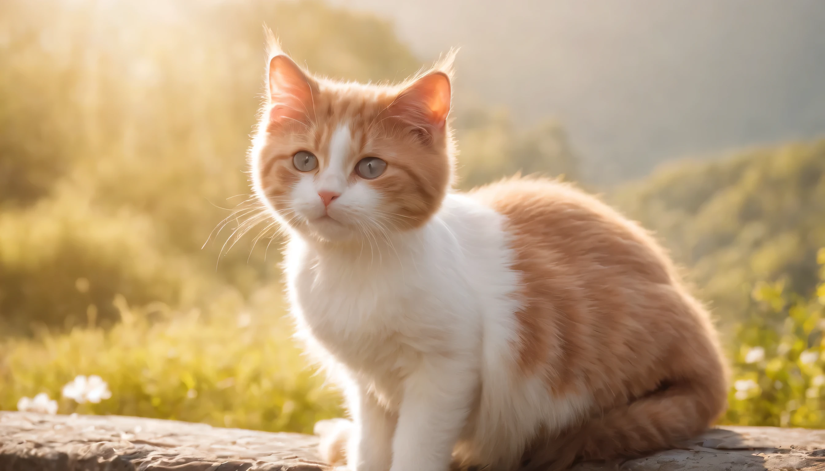(Highly detailed CG Unity 8k wallpaper、masterpiece、highest quality、Super detailed)、(best lighting、best shadow、very delicate and beautiful)、highest quality、8k、Detailed facial depiction、masterpiece、highest quality、clear image quality、
Jumping cat：The moment the cat jumps、Capturing supple posture in the air。