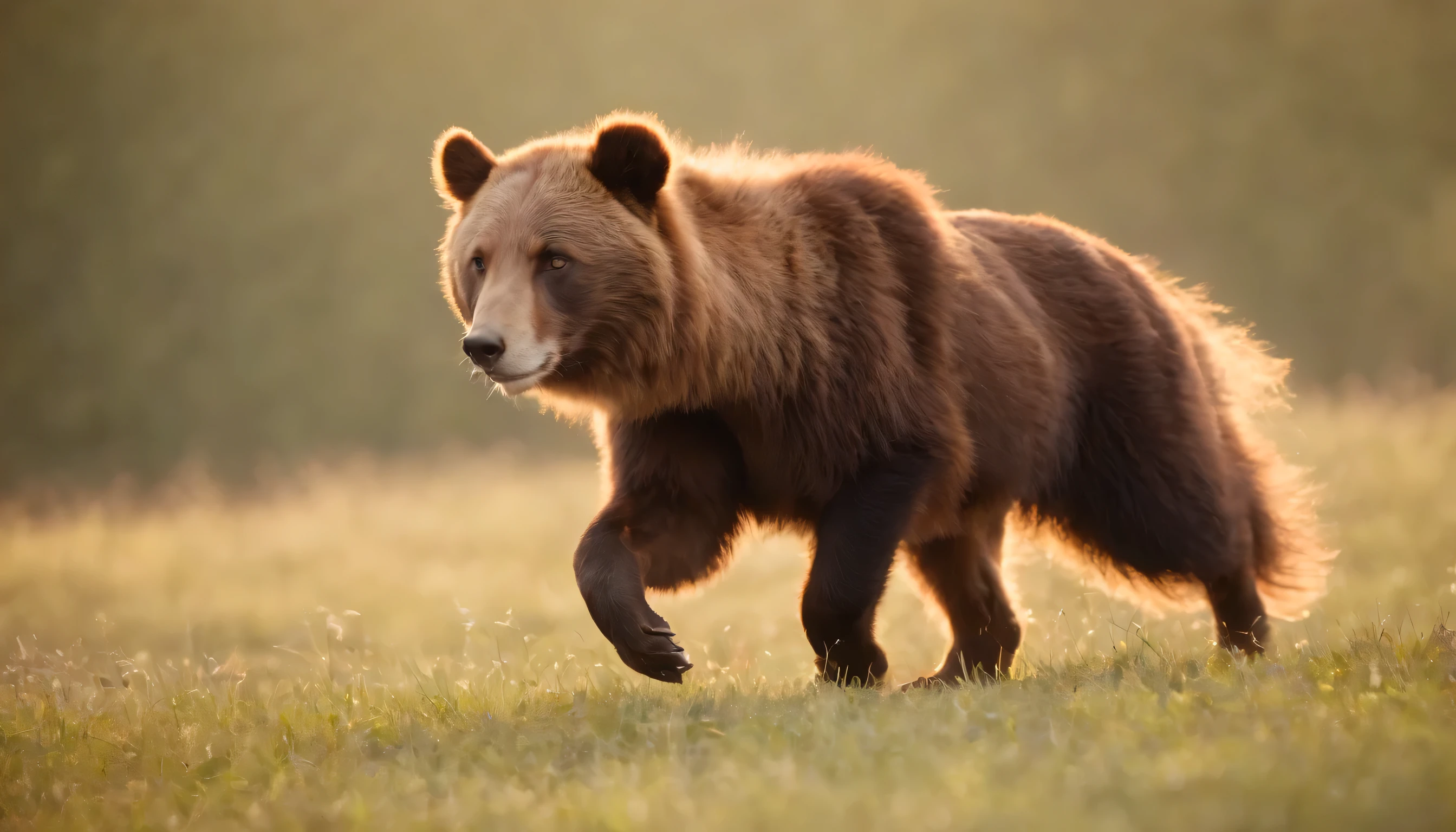 (Highly detailed CG Unity 8k wallpaper、masterpiece、highest quality、Super detailed)、(best lighting、best shadow、very delicate and beautiful)、highest quality、8k、Detailed facial depiction、masterpiece、highest quality、clear image quality、
Lively running animals：Photographing animals running in the wind。
