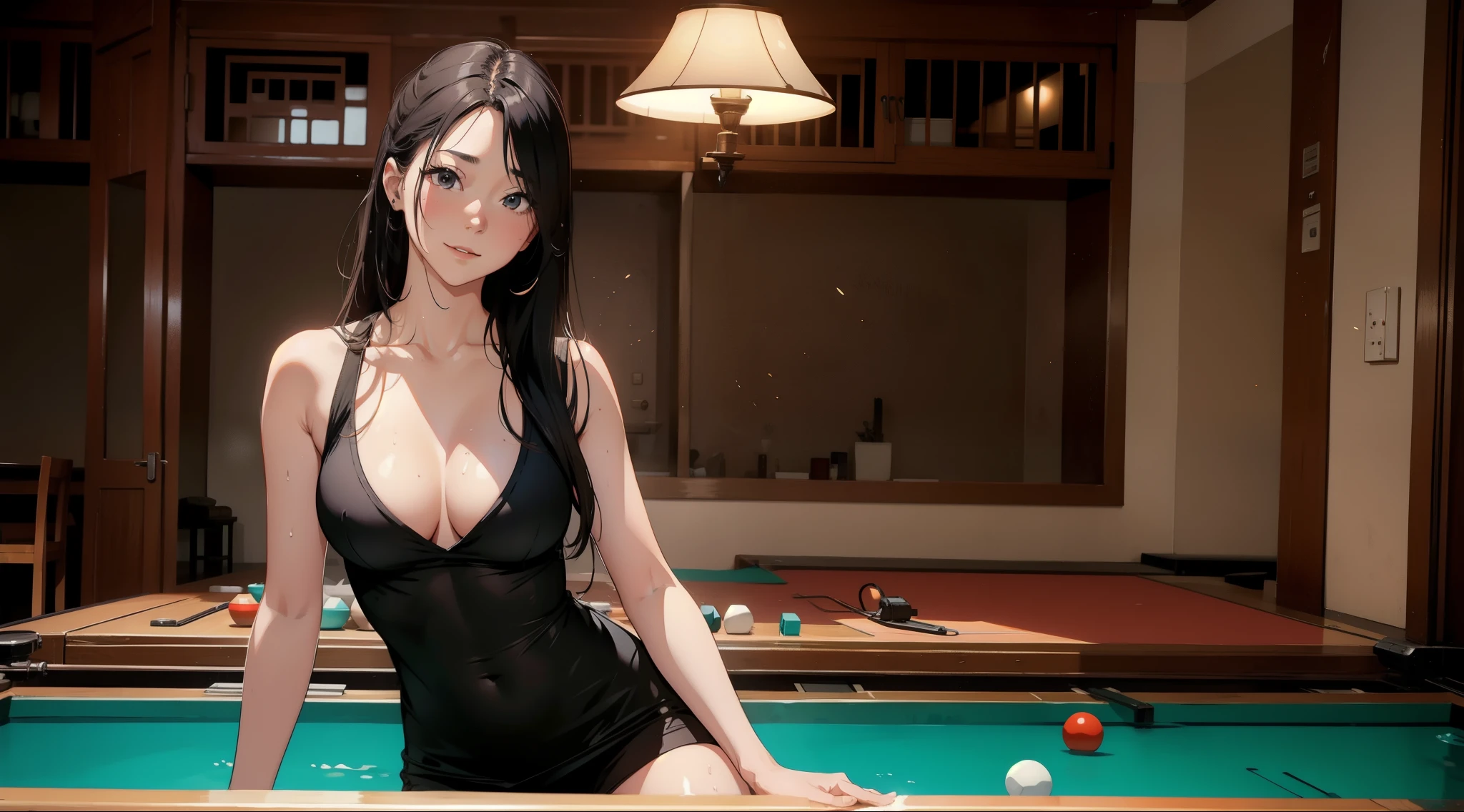 (extremely detailed CG unity 8k wallpaper), (masterpiece), (best quality), (ultra-detailed), (best illustration), (best shadow), (absurdres), BREAK girl, shy, sweat, steam, medium breast, looking at viewer, light smile,