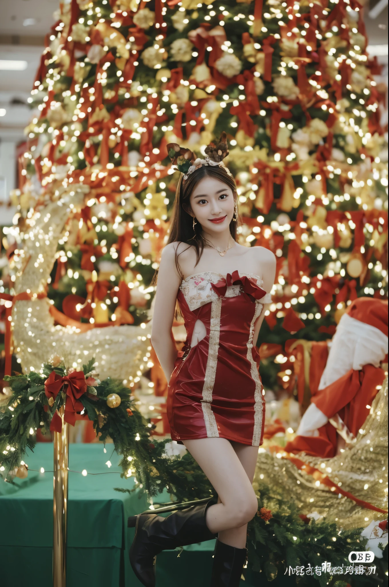 ((Masterpiece, Top image quality, high resolution、alone、skin shiny))(on the table, best quality, actual, super detailed, meticulous, high resolution, 8k wallpaper), Close-up portrait of a beautiful woman, like, smiling, light brown messy hair, Perfect dynamic composition, 美丽meticulous的眼睛, Just like the cover of a fashion magazine, on campus,wearing gold glasses