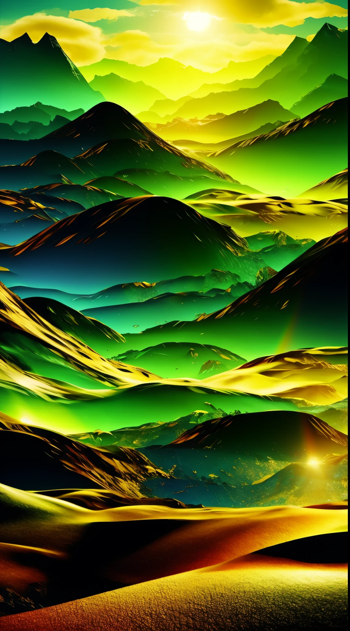 texture，texture，mountains of gold and jade，texture，rainbow colors. glass texture，Translucent
