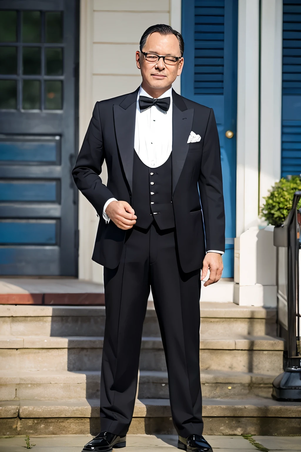 Butler、45 year old man、Live-action series、full body image、