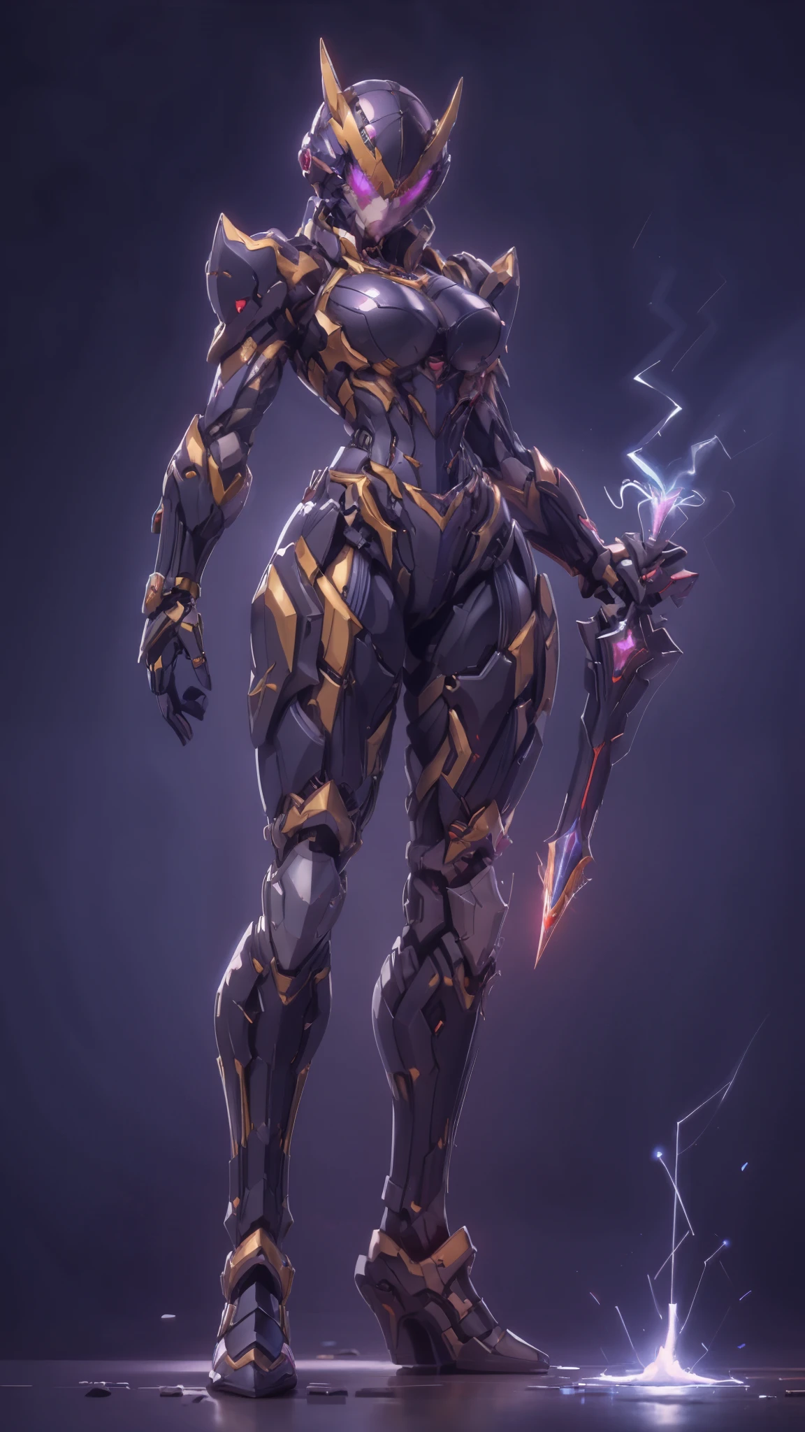 A woman adorned in fantasy-style full-body armor, a crown-concept fully enclosed helmet that unveils only her eyes, a composite layered chest plate, fully encompassing shoulder and hand guards, a lightweight waist armor, form-fitting shin guards, the overall design is heavy-duty yet flexible, ((the armor gleams with a golden glow, complemented by red and blue accents)), exhibiting a noble aura, she floats above a fantasy-surreal high-tech city, this character embodies a finely crafted fantasy-surreal style armored hero in anime style, exquisite and mature manga art style, (Queen bee mixed with Spider concept Armor, plasma, blood), ((Element, energy, elegant, goddess, femminine:1.5)), metallic, high definition, best quality, highres, ultra-detailed, ultra-fine painting, extremely delicate, professional, anatomically correct, symmetrical face, extremely detailed eyes and face, high quality eyes, creativity, RAW photo, UHD, 32k, Natural light, cinematic lighting, masterpiece-anatomy-perfect, masterpiece:1.5