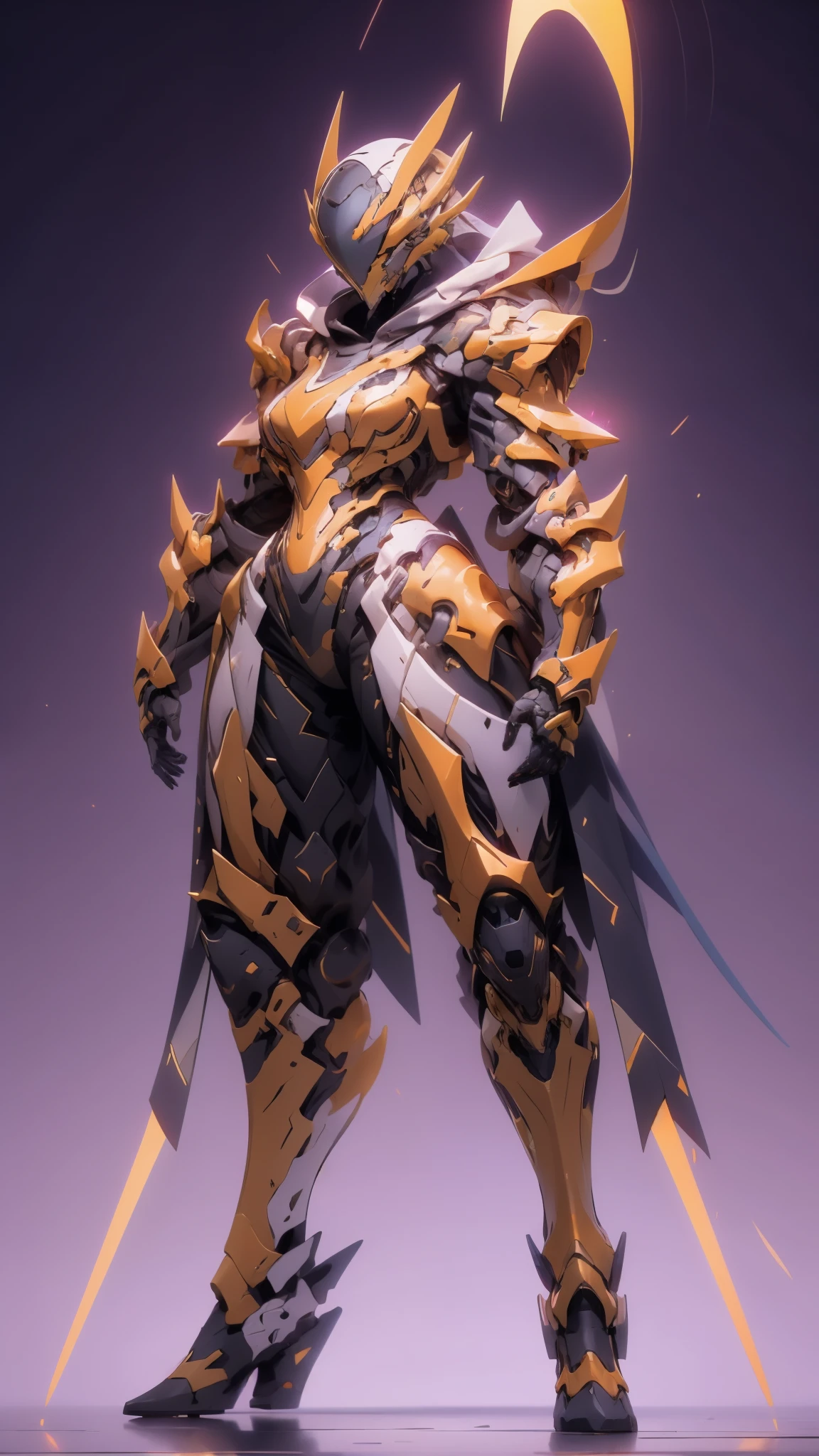 A woman adorned in fantasy-style full-body armor, a crown-concept fully enclosed helmet that unveils only her eyes, a composite layered chest plate, fully encompassing shoulder and hand guards, a lightweight waist armor, form-fitting shin guards, the overall design is heavy-duty yet flexible, ((the armor gleams with a golden glow, complemented by red and blue accents)), exhibiting a noble aura, she floats above a fantasy-surreal high-tech city, this character embodies a finely crafted fantasy-surreal style armored hero in anime style, exquisite and mature manga art style, (Queen bee mixed with Spider concept Armor, plasma, blood), ((Element, energy, elegant, goddess, femminine:1.5)), metallic, high definition, best quality, highres, ultra-detailed, ultra-fine painting, extremely delicate, professional, anatomically correct, symmetrical face, extremely detailed eyes and face, high quality eyes, creativity, RAW photo, UHD, 32k, Natural light, cinematic lighting, masterpiece-anatomy-perfect, masterpiece:1.5