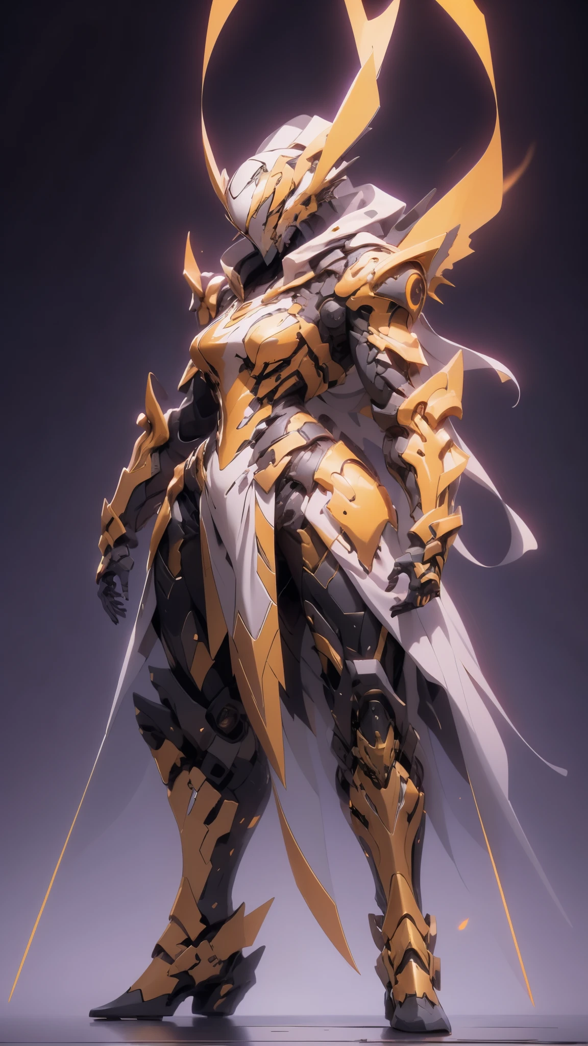 A woman adorned in fantasy-style full-body armor, a crown-concept fully enclosed helmet that unveils only her eyes, a composite layered chest plate, fully encompassing shoulder and hand guards, a lightweight waist armor, form-fitting shin guards, the overall design is heavy-duty yet flexible, ((the armor gleams with a golden glow, complemented by red and blue accents)), exhibiting a noble aura, she floats above a fantasy-surreal high-tech city, this character embodies a finely crafted fantasy-surreal style armored hero in anime style, exquisite and mature manga art style, (Queen bee mixed with Spider concept Armor, plasma, blood), ((Element, energy, elegant, goddess, femminine:1.5)), metallic, high definition, best quality, highres, ultra-detailed, ultra-fine painting, extremely delicate, professional, anatomically correct, symmetrical face, extremely detailed eyes and face, high quality eyes, creativity, RAW photo, UHD, 32k, Natural light, cinematic lighting, masterpiece-anatomy-perfect, masterpiece:1.5