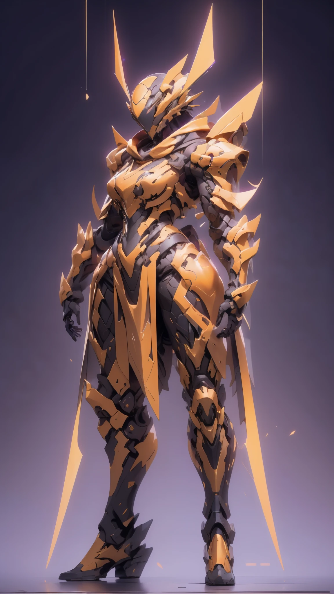 A woman adorned in fantasy-style full-body armor, a crown-concept fully enclosed helmet that unveils only her eyes, a composite layered chest plate, fully encompassing shoulder and hand guards, a lightweight waist armor, form-fitting shin guards, the overall design is heavy-duty yet flexible, ((the armor gleams with a golden glow, complemented by red and blue accents)), exhibiting a noble aura, she floats above a fantasy-surreal high-tech city, this character embodies a finely crafted fantasy-surreal style armored hero in anime style, exquisite and mature manga art style, (Queen bee mixed with Spider concept Armor, plasma, blood), ((Element, energy, elegant, goddess, femminine:1.5)), metallic, high definition, best quality, highres, ultra-detailed, ultra-fine painting, extremely delicate, professional, anatomically correct, symmetrical face, extremely detailed eyes and face, high quality eyes, creativity, RAW photo, UHD, 32k, Natural light, cinematic lighting, masterpiece-anatomy-perfect, masterpiece:1.5