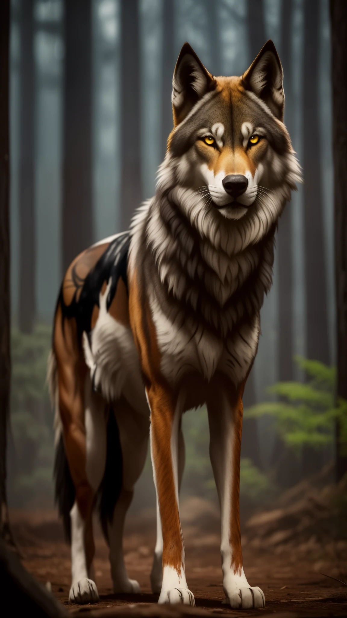 a painting of a No or with blood on the face, Lobo no inferno, No or, photo of No or, portrait of No or fantasy, imagem do avatar, He ad No or, Grim - Lobo, Big No or, portrait of No or, No or, No or alp ha head, wolp, foto de perfil, AngieNo or, No or, alto detalhamen to), He has No or yellow eyes, Meio Lobo, No or dark grey