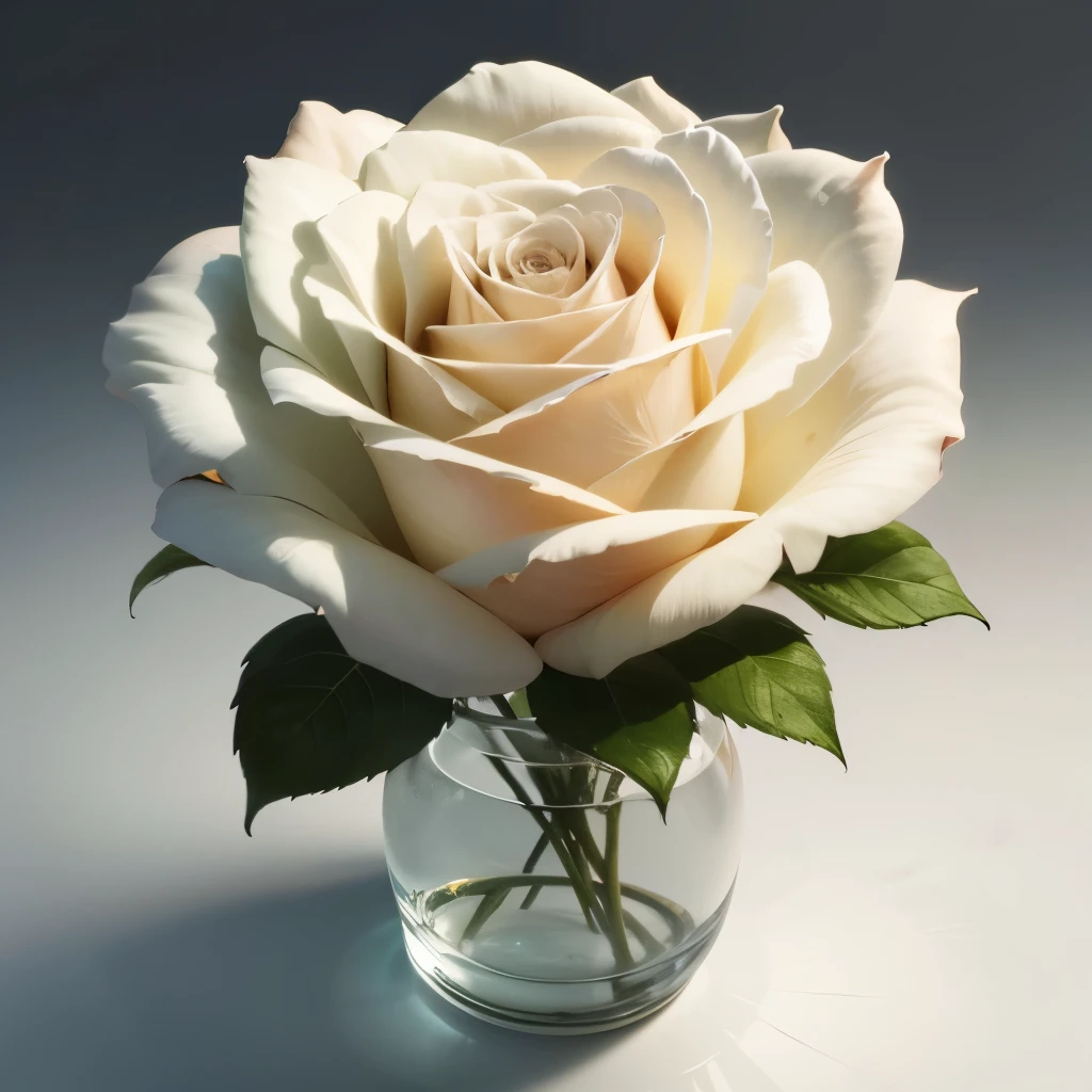 White rose flowers