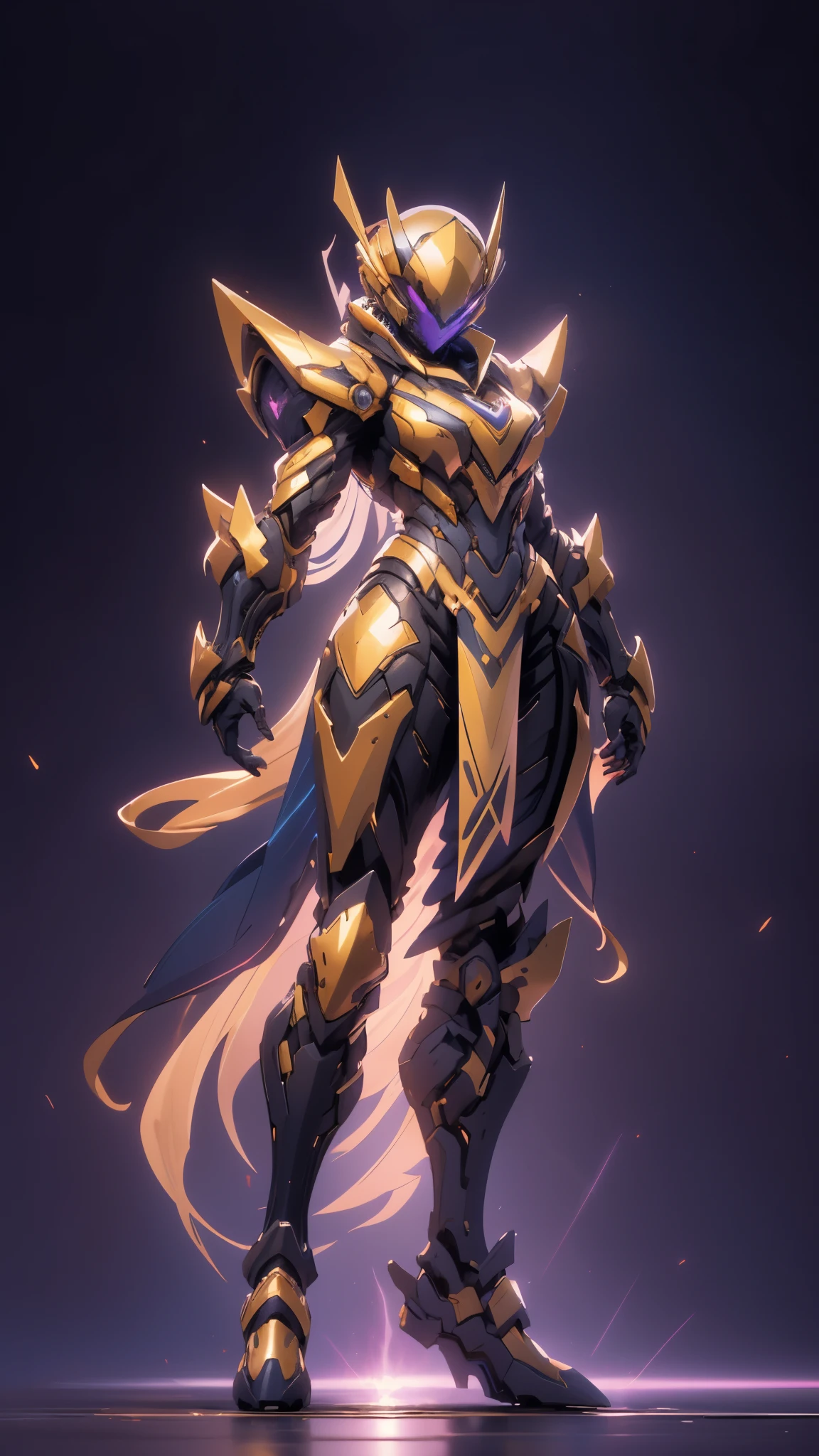 A woman adorned in fantasy-style full-body armor, a crown-concept fully enclosed helmet that unveils only her eyes, a composite layered chest plate, fully encompassing shoulder and hand guards, a lightweight waist armor, form-fitting shin guards, the overall design is heavy-duty yet flexible, ((the armor gleams with a golden glow, complemented by red and blue accents)), exhibiting a noble aura, she floats above a fantasy-surreal high-tech city, this character embodies a finely crafted fantasy-surreal style armored hero in anime style, exquisite and mature manga art style, (Queen bee mixed with Spider concept Armor, plasma, blood), ((Element, energy, elegant, goddess, femminine:1.5)), metallic, high definition, best quality, highres, ultra-detailed, ultra-fine painting, extremely delicate, professional, anatomically correct, symmetrical face, extremely detailed eyes and face, high quality eyes, creativity, RAW photo, UHD, 32k, Natural light, cinematic lighting, masterpiece-anatomy-perfect, masterpiece:1.5