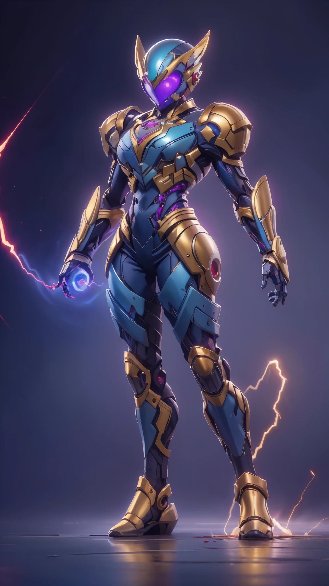 A woman adorned in fantasy-style full-body armor, a crown-concept fully enclosed helmet that unveils only her eyes, a composite layered chest plate, fully encompassing shoulder and hand guards, a lightweight waist armor, form-fitting shin guards, the overall design is heavy-duty yet flexible, ((the armor gleams with a golden glow, complemented by red and blue accents)), exhibiting a noble aura, she floats above a fantasy-surreal high-tech city, this character embodies a finely crafted fantasy-surreal style armored hero in anime style, exquisite and mature manga art style, (Queen bee mixed with Spider concept Armor, plasma, blood), ((Element, energy, elegant, goddess, femminine:1.5)), metallic, high definition, best quality, highres, ultra-detailed, ultra-fine painting, extremely delicate, professional, anatomically correct, symmetrical face, extremely detailed eyes and face, high quality eyes, creativity, RAW photo, UHD, 32k, Natural light, cinematic lighting, masterpiece-anatomy-perfect, masterpiece:1.5