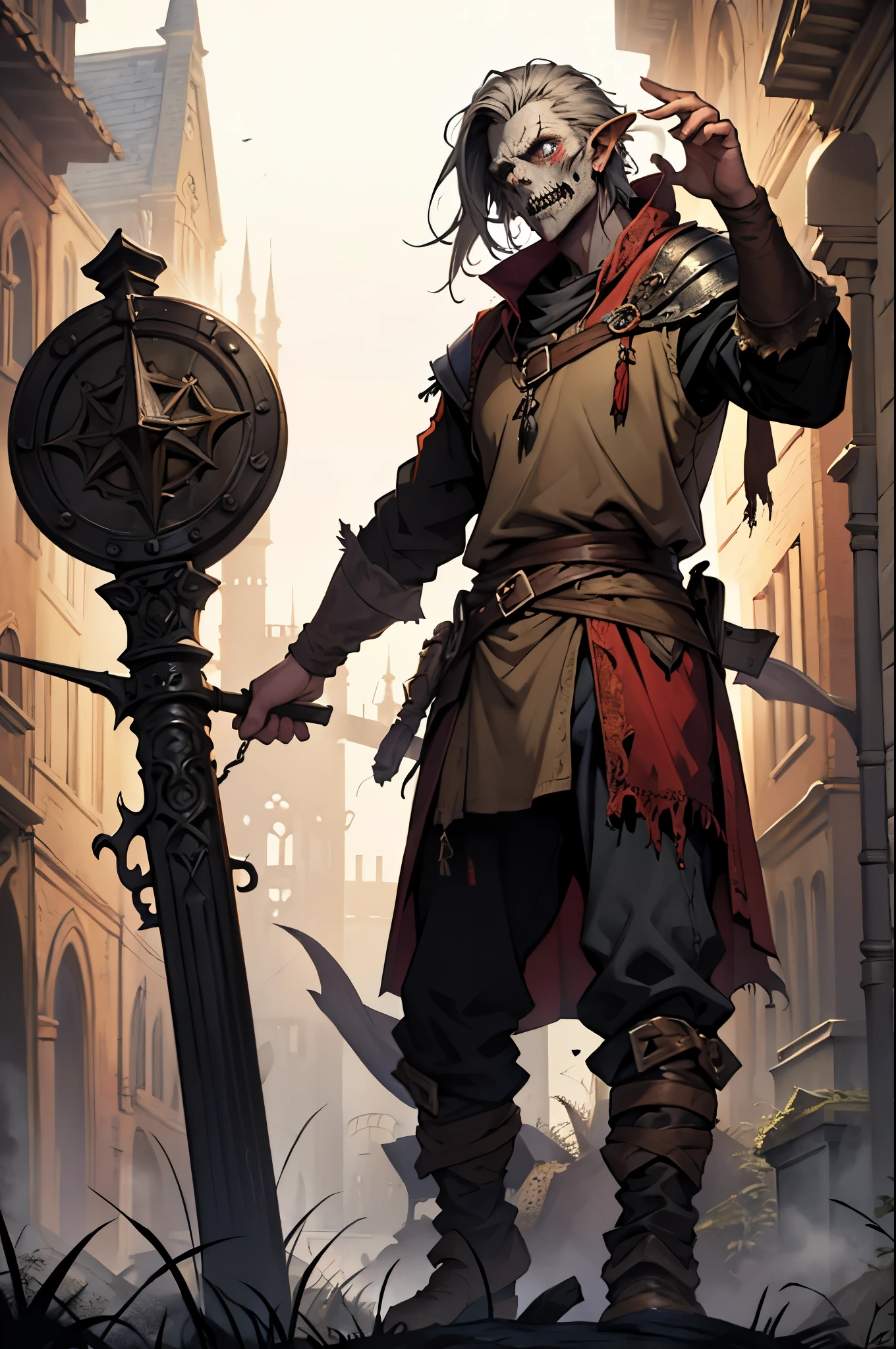 dnd, fantasy, middle Ages, Zombie, full length