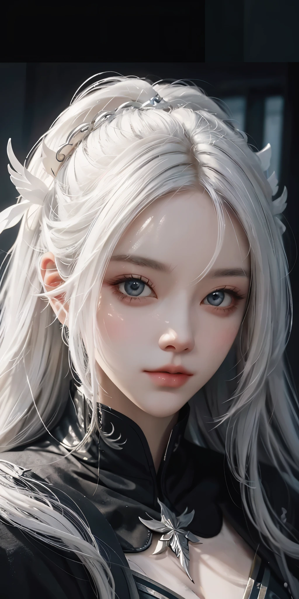 a white hair、Close-up of woman wearing white mask, beautiful figure painting, guweiz, guweiz style artwork, White-haired God, author:Yang Jie, Epic and beautiful character art, Stunning character art, author:Fan Qi, by Wuzhun Shifan, guweiz on pixiv artstation