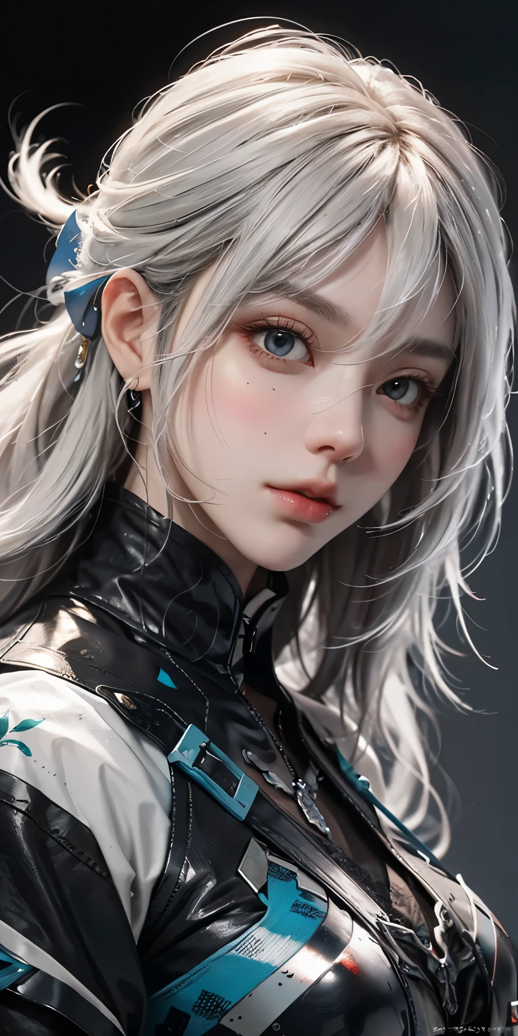 a white hair、Close-up of woman wearing white mask, beautiful figure painting, guweiz, guweiz style artwork, White-haired God, author:Yang Jie, Epic and beautiful character art, Stunning character art, author:Fan Qi, by Wuzhun Shifan, guweiz on pixiv artstation
