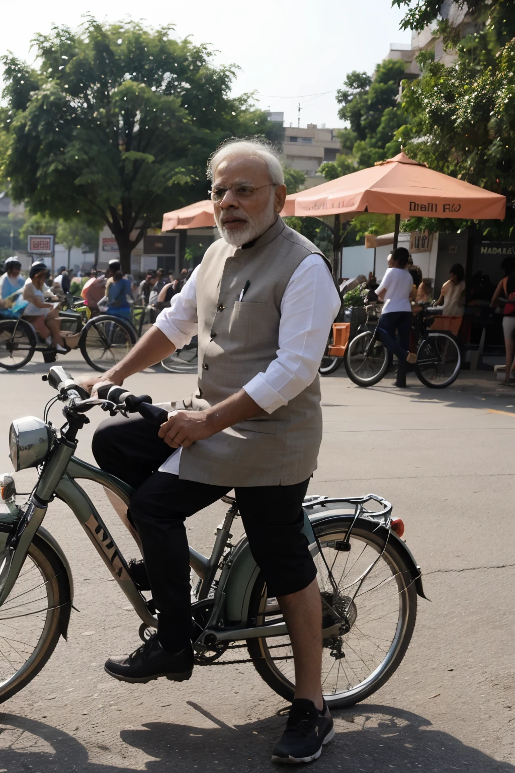 Narendra Modi ride bikes 