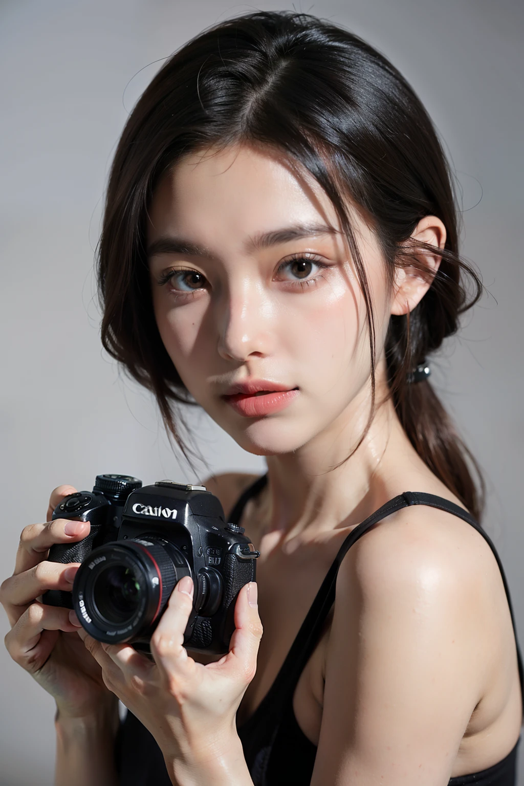 (Best Quality), (Masterpiece), (Detailed), Perfect Face, Female, Shooting with Canon Camera
