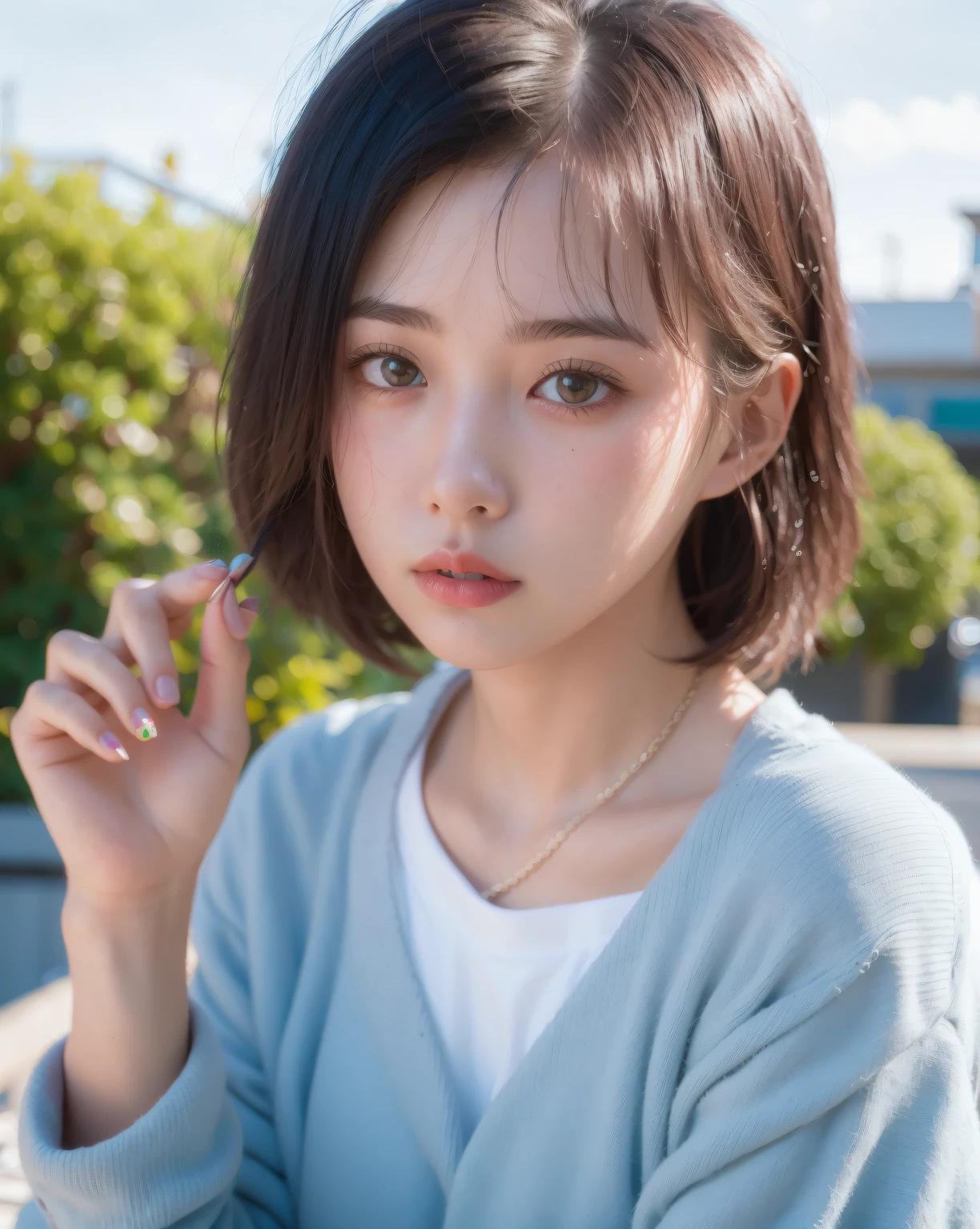 ((Showing off her breasts、Female dog、Hunchback、between hands and feet、wariza、(1 person、penis、Standing back、Hug from behind)、(1 person、penis、Cowgirl、squat、Spread your legs)、beautiful legacy makeup、short hair、Short Bob、Patsun、Loose Hair Color、upon、small、Small Chest、one piece、Valley seen through the gap、Nipples visible through the gap))、1 person girl、masterpiece、Of Japanese、absurdes、High resolution、Ultra-detailed、Depth of written boundary、masterpiece、Highly detailed CG、3D Photography、3D Background、Unity、8k、there is nothing、Highest quality、Shadowy、Focus Sharpening、Pale-skinned、Detailed eyes、Blurred Background、Dynamic Angle、Most amazing super feats exaggeration、Mouth closed、Look at the viewers、Super Clear、Curvaceous、Red cheeks、McDonald's Potatoes、eat