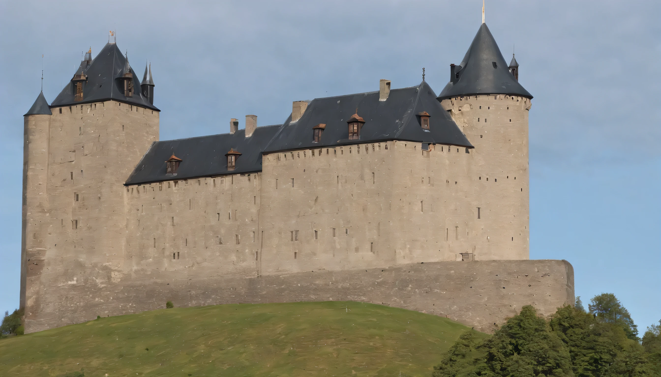 Castelo de Haakon, majestically on a steep cliff north of Mårsvik, is an architectural masterpiece that evokes the grandeur and royal history of Arktiske. Its imposing stone towers rise against the sky, witnessing centuries of power and nobility.
Initially built as a defensive fortress in the 16th century, the castle was designed to resist foreign invasions, with its sturdy walls and impenetrable towers. Ao longo dos anos, underwent several renovations and expansions, but maintained its original Gothic and Nordic essence.
The roof was replaced and the interiors renovated during renovations carried out after 1550, ensuring that the castle remained not just a formidable fortress, but also a luxurious and comfortable royal residence. The hallways are adorned with richly woven tapestries, ornate furniture, and works of art that testify to the wealth and refined taste of Arktiske's monarchs over the centuries.
Rei Asbjorn Haakon, current ruler of the Arctic, reside no castelo com sua esposa, representando a continuidade da linhagem real descendente de Noah Haakon. Your coronation, marcado por um ritual religioso liderado por um pastor luterano, reflects the influence of the Protestant faith in the region and the close connection between the monarchy and the church.
Castelo de Haakon is not just a royal residence, but a symbol of Arktiske's identity and history, witnessing the glorious past and prosperous present of the kingdom. Its walls hold secrets and stories that echo through the corridors, reminding everyone who enters through its gates of the nobility and greatness that resides there.