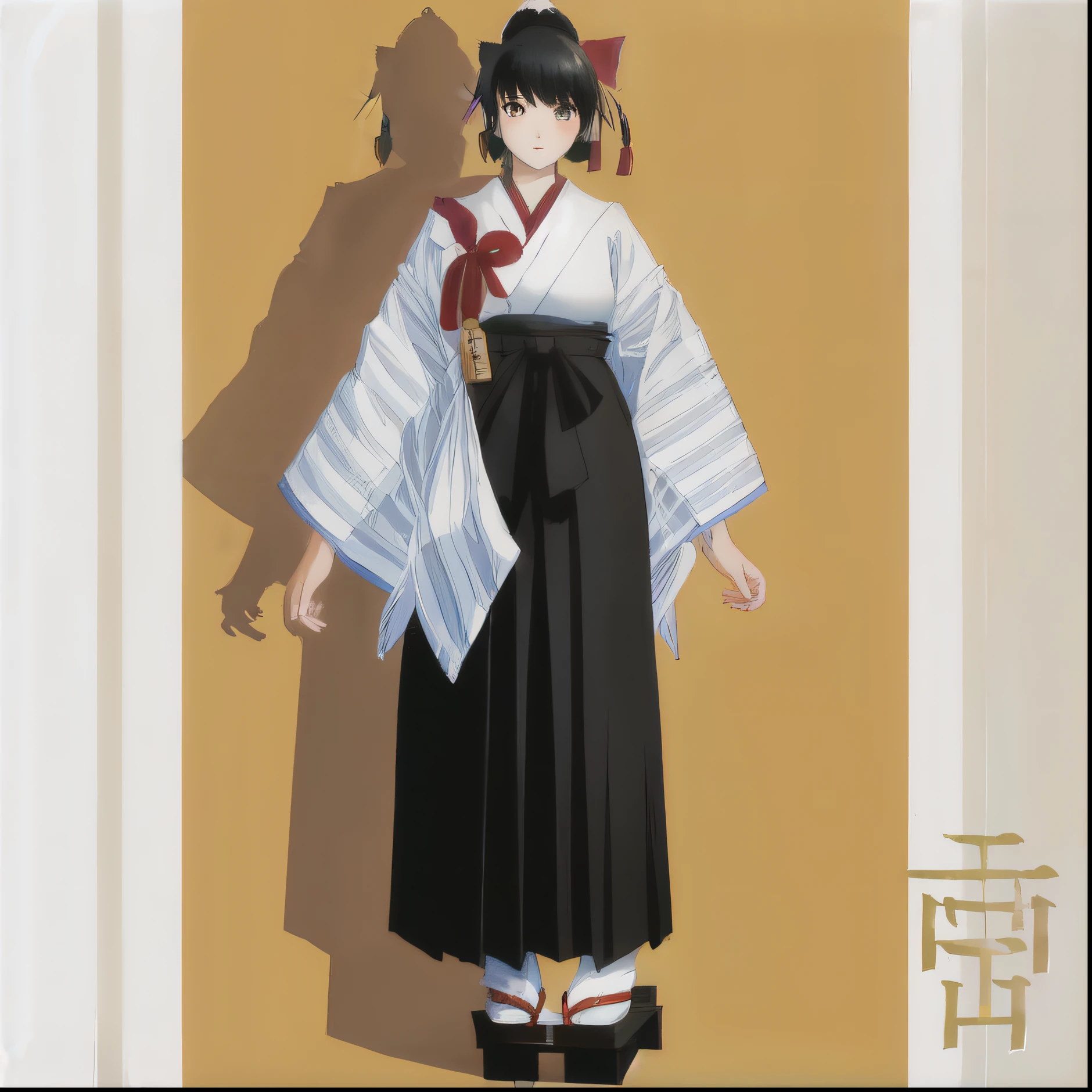((highest quality)), ((masterpiece)), (become familiar with), (whole body), Are standing, positive, めちゃくちゃbecome familiar with, ultra high resolution, Super detailed, highest quality, one girl, Japanese, Meiji period, in the same way, Female student, black hair, or, can, perfectly symmetrical face, highly detailed eyes, super beautiful, perfect body balance