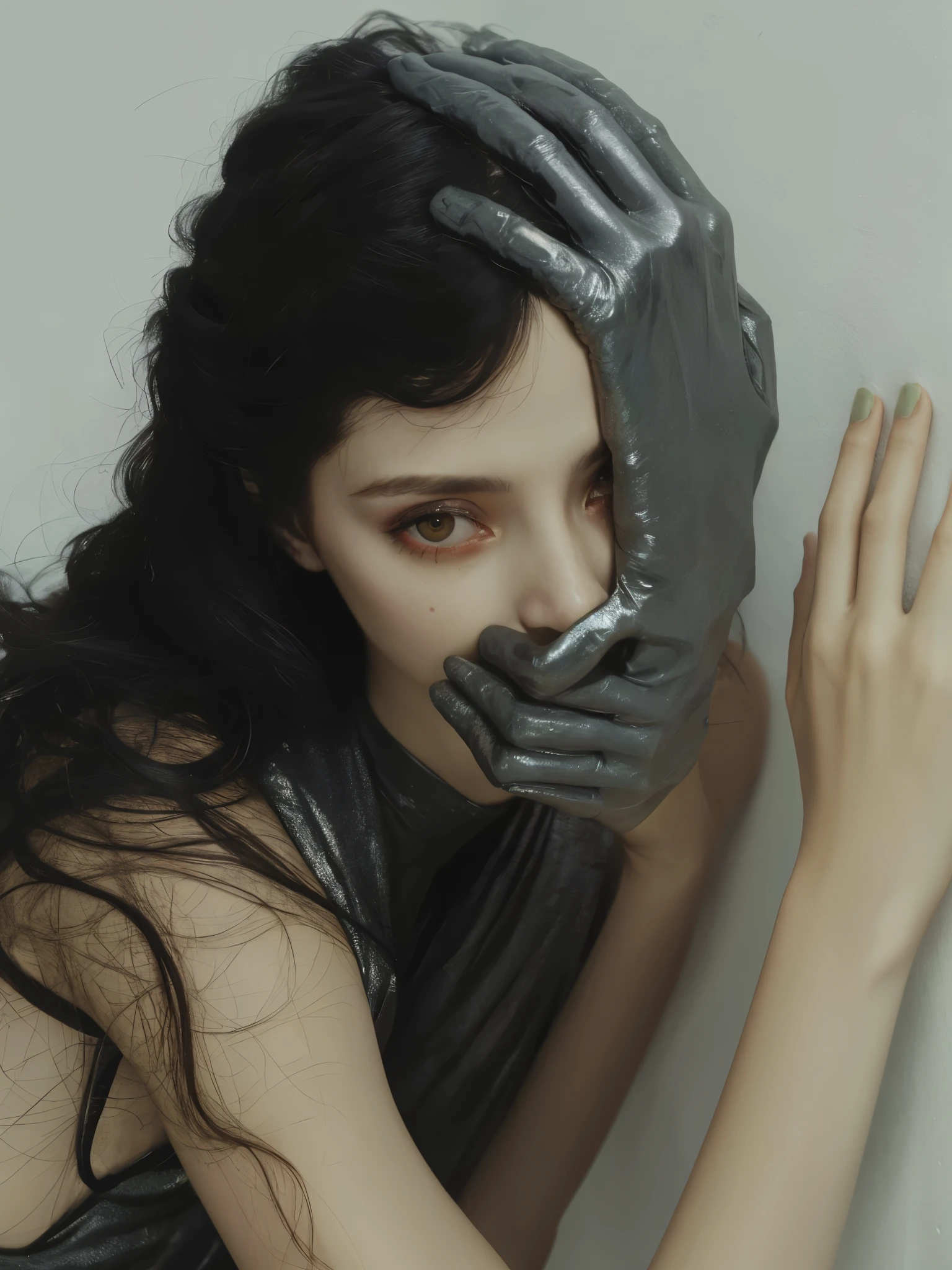 hunger,emaciated,big breasts thin waist,the ribs,scapula,pelvic bone,innominate bone,wheezing,femele,flatchest
