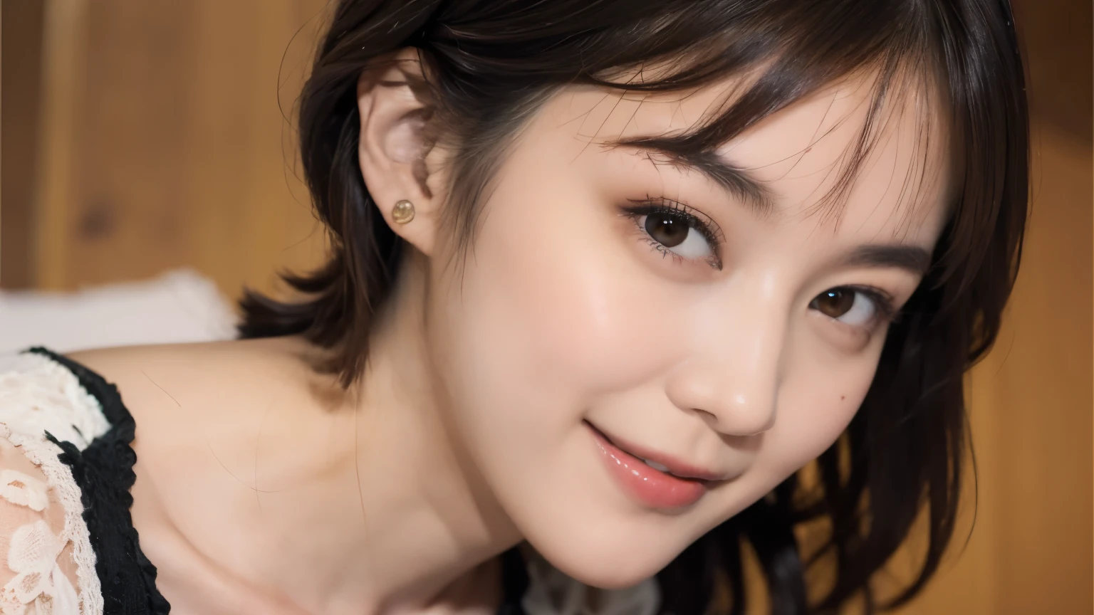 167
Shorthair, a 20 yo woman, gentle smile
