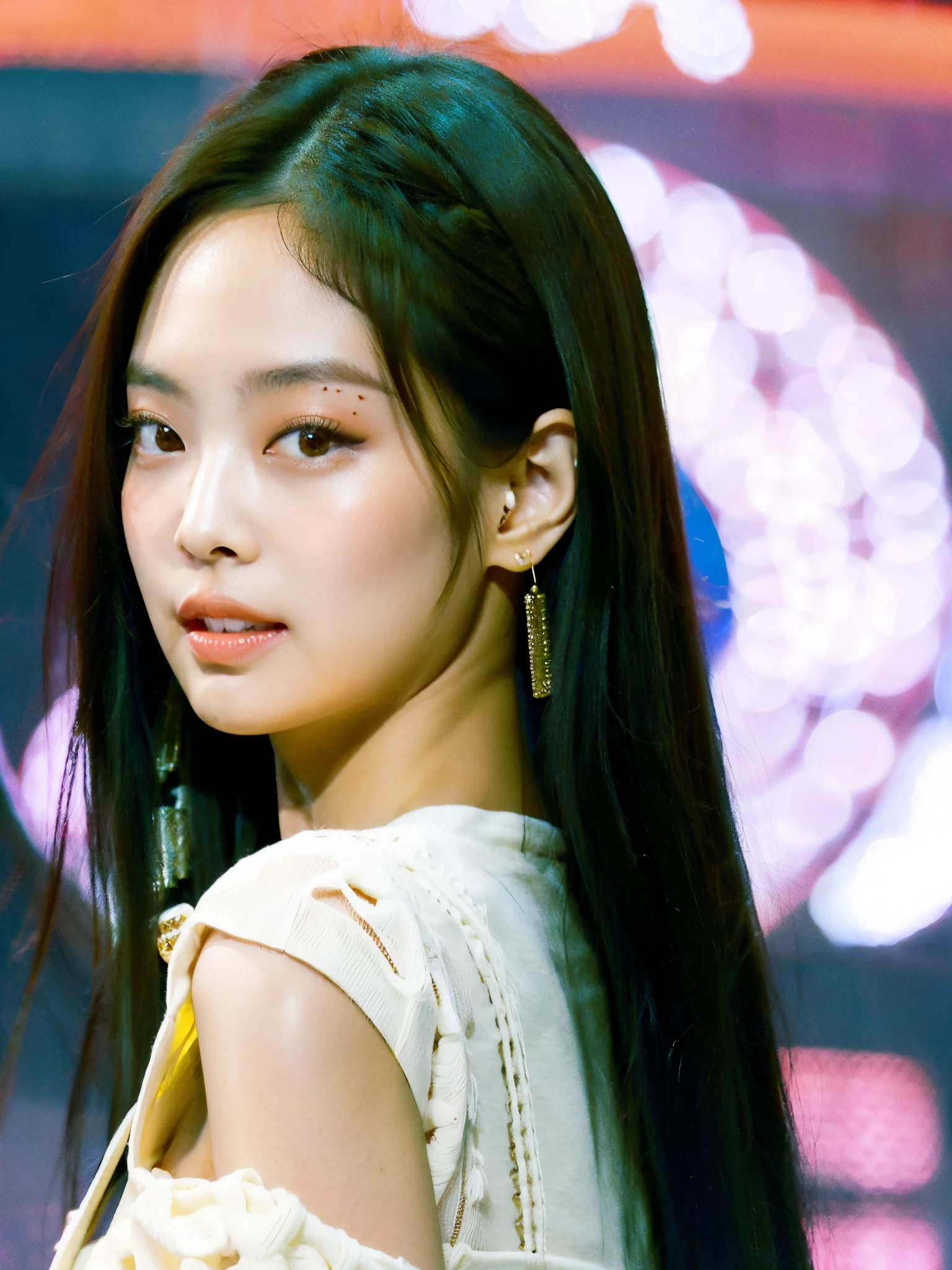 mujer rubia con pelo largo y tatuajes posando para una foto, muchacha coreana, ulzzang, chica anime en la vida real, pelo largo y rubio y ojos grandes, hermosa mujer surcoreana, con pelo largo y ojos penetrantes, sakimichan, hermosa joven coreana, pelo largo y rubio y ojos grandes, con el pelo largo y blanco, pelo largo y blanco y flequillo, Jennie de Blackpink, cara como Kim Jennie