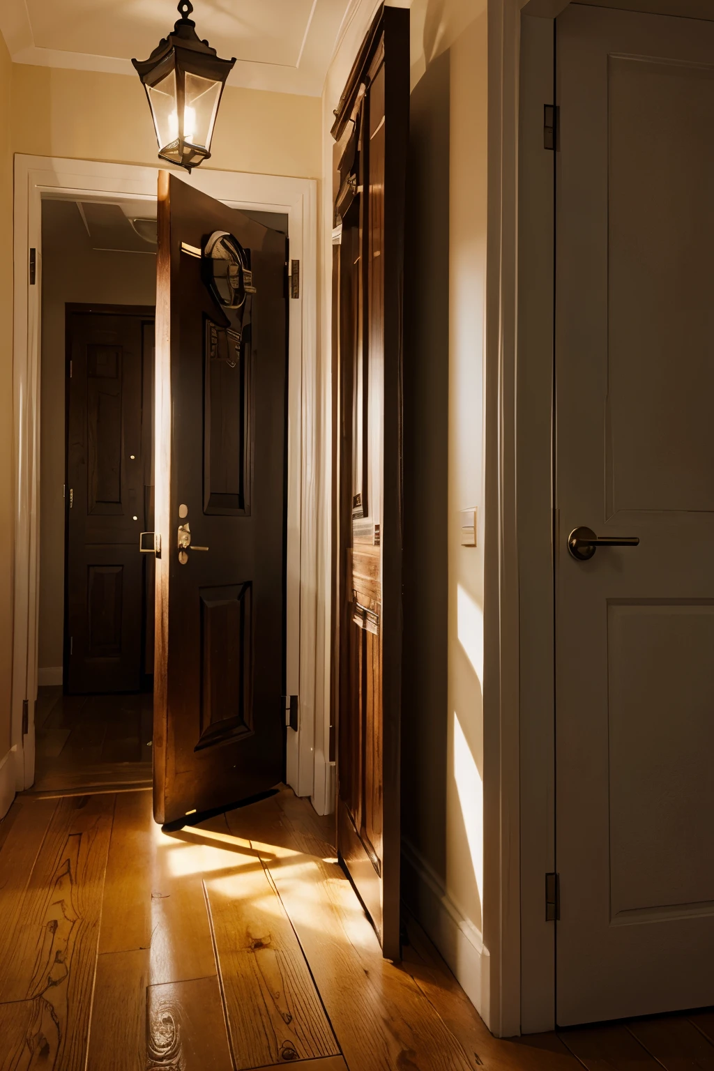 CREATE A REALISTIC WEBSITE COVER IMAGE OF A GIANT LOCK WITH LIGHT INSIDE
