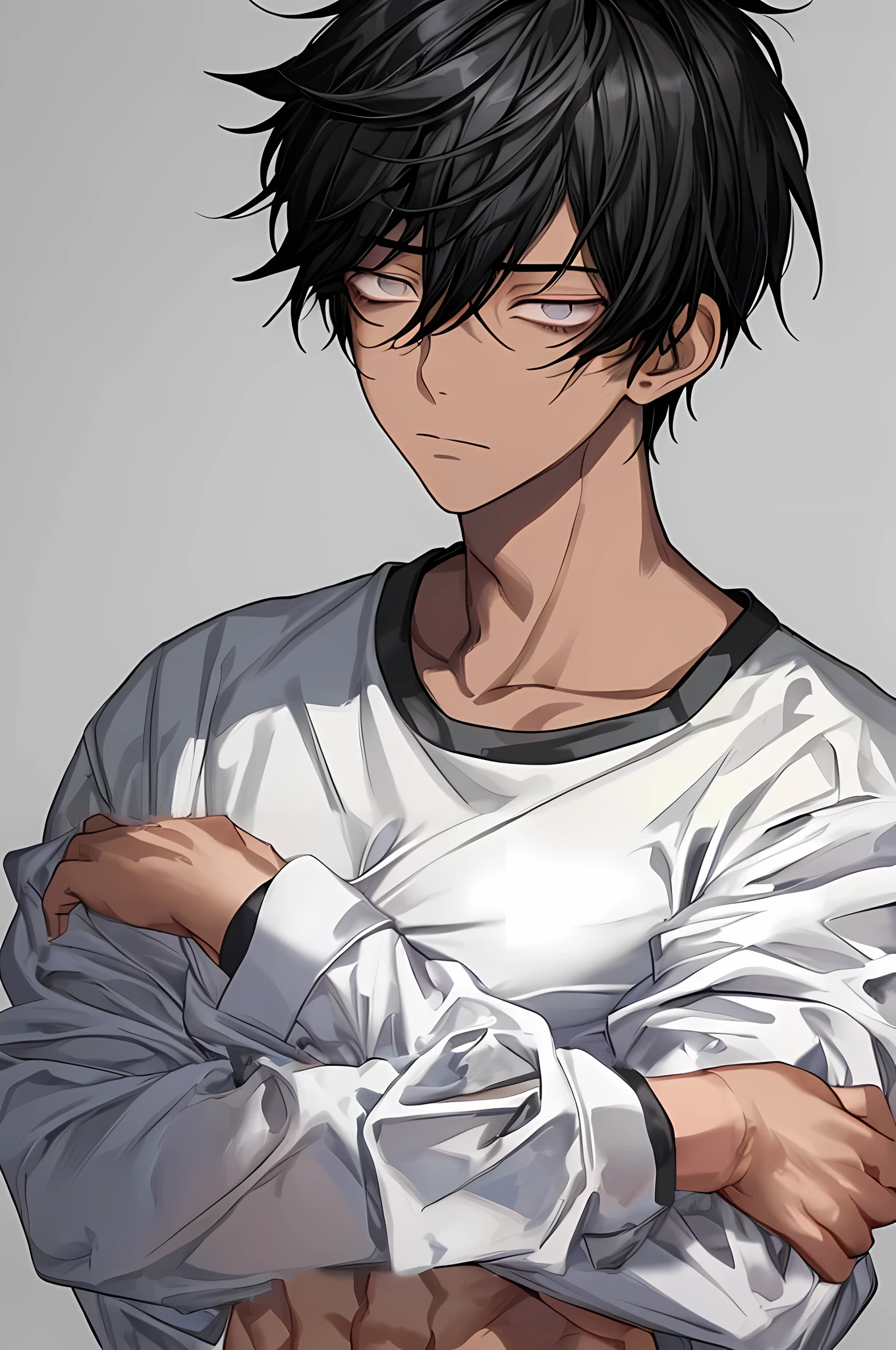 White shirt long sleeves