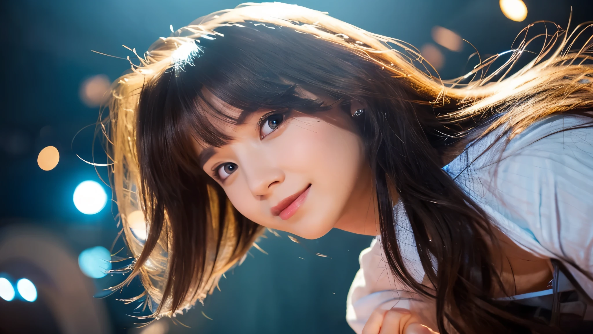 bright Light anime night Beauty city