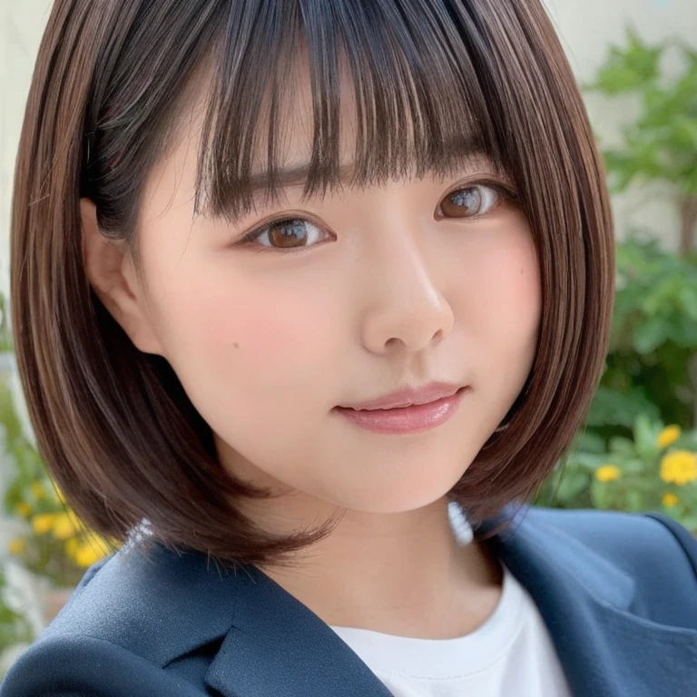 (best quality:1.5), 1girl, solo,short hair, round face, Japanese,