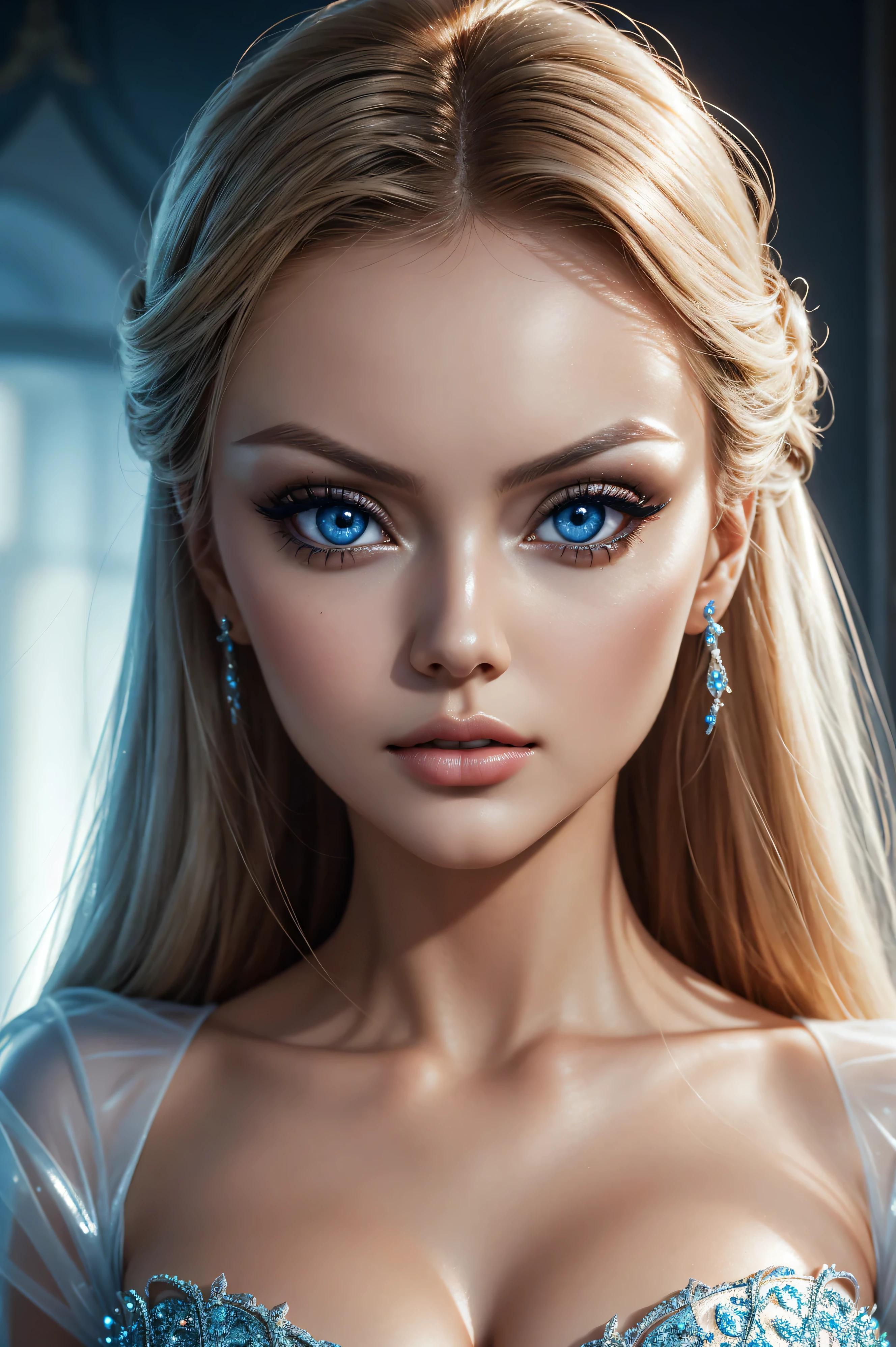 Angelique Boyer, wearing Cinderella latex costume transparent. professionally retouched, soft lighting, realistic, smooth face, perfect eyes, sharp focus on eyes, 8 k, high definition, insanely detailed, intricate, elegant. in a natural background.
