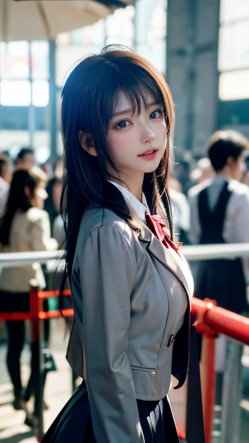 A group of beautiful girls in school uniforms boxing、Supermodel、group of beautiful girls、girl hitting a man、strong girl、blazer uniform、mini skirt、Army of girls vs guys、達が男をlynching、可愛い女の子たちが男をassault、assault、female dominance、bullying、女の子assault、lynching、Reverse Ryona、femdom、a mocking beauty