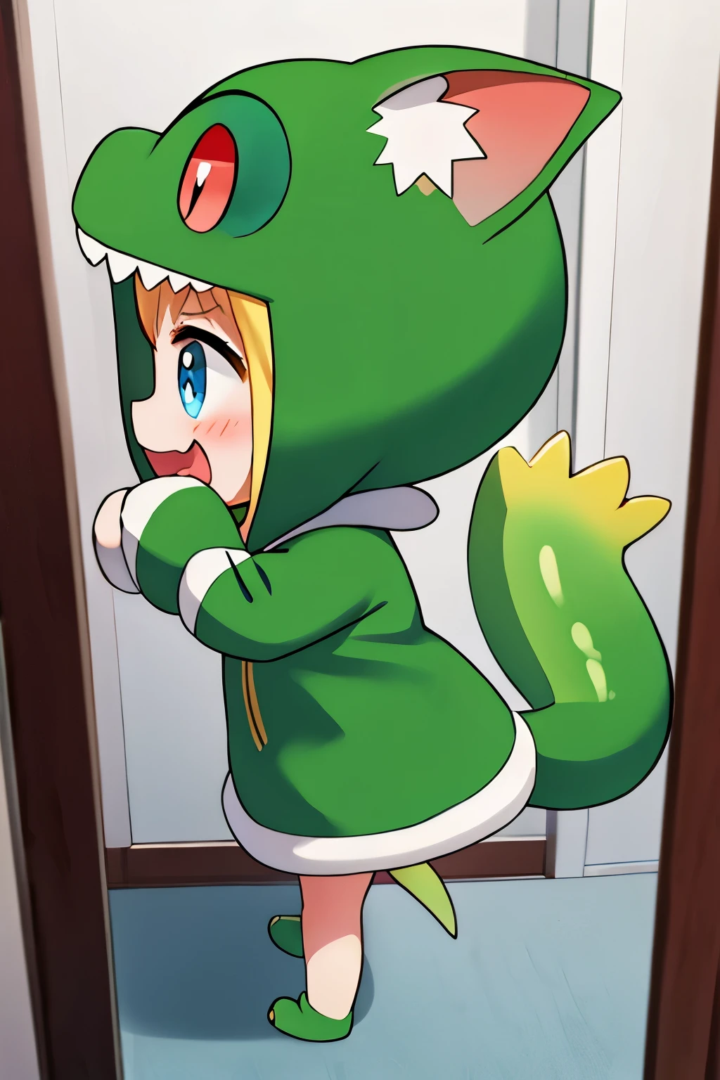 (Defeated hero being raped by red lizard)、bestiality、Constraints、Young Shota、Nipples、Red Hero Suit、Tight hairstyle、Brown Hair、Intense ejaculation、Ahegao、Erect penis、((Violent Rape、Intense 、A lot of semen、))heart