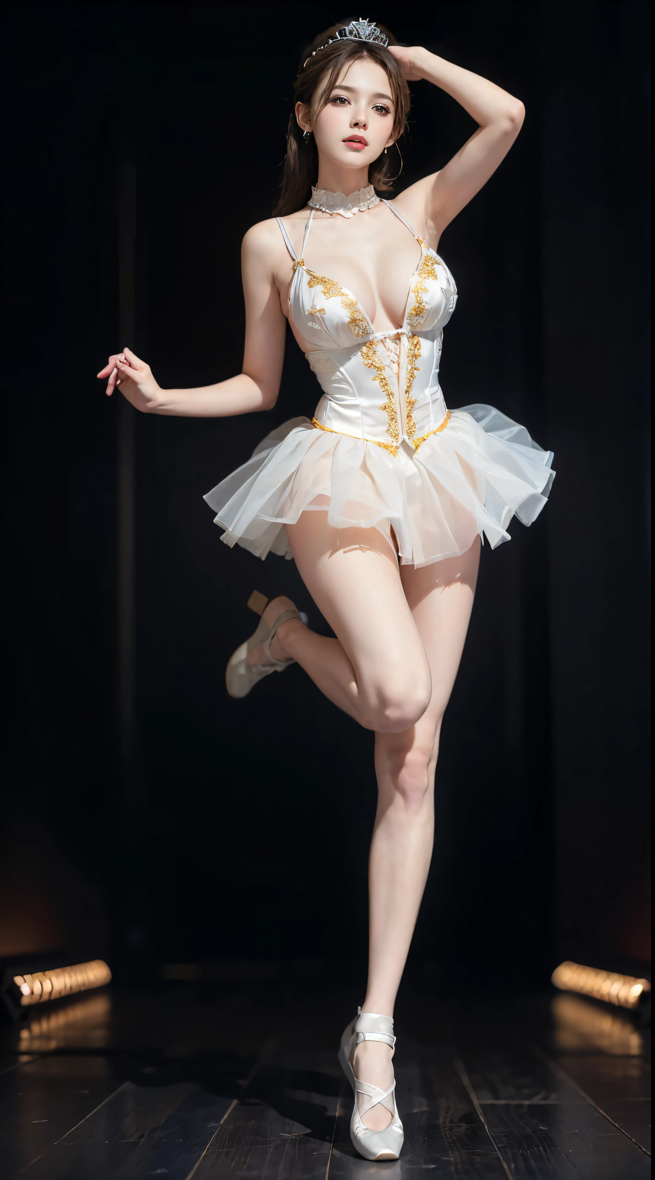 Surrealist Women by David Hockney and Alphonse Mucha,fantasy art,realistic,dynamic lighting,art station,poster of,huge tit!torch light,Torchan,stage,ショーstage,theater,volume lighting,tall beauty,height,highly detailed face,4k'',1 girl,stage,base,close up of face,(透明感のあるballet costume,ballet costume,バレエdance,super skirt,white sneakers,Bunny Girl Tiara,cleavage:1.4), wavy hair,large crowd of people々,red lips,smile,chest is low,deep v big tits,huge tit,sexy and excited,Biggest,big breasts,swelling of the chest,swollen chest,black stockingsの胸は豊満です,refreshing chest,plump breasts,big breasts,attractive expression,wear earrings provocatively,the skirt floated,hair flowing upwards,fairy under the fan,wearing a choker,wear a bracelet,stand up,stand on one'my feet,long legs,black stockings,the whole body is wet,Moisturizes the whole body,huge tit,red lipss,kk,gigantic cleavage breasts,black length stockings,thin legs,熱いdance,バレエdance,ballerina,Full body Esbian,dance,grace,soft,softness,Noble,rich,White-eye,eye shadow,long legs,beautiful feet,thin legs,Split,Splitting legs,dance,dancer,Split,helicopter shot,jump up,floating in the air,dance in the air,long legs,huge tit,my