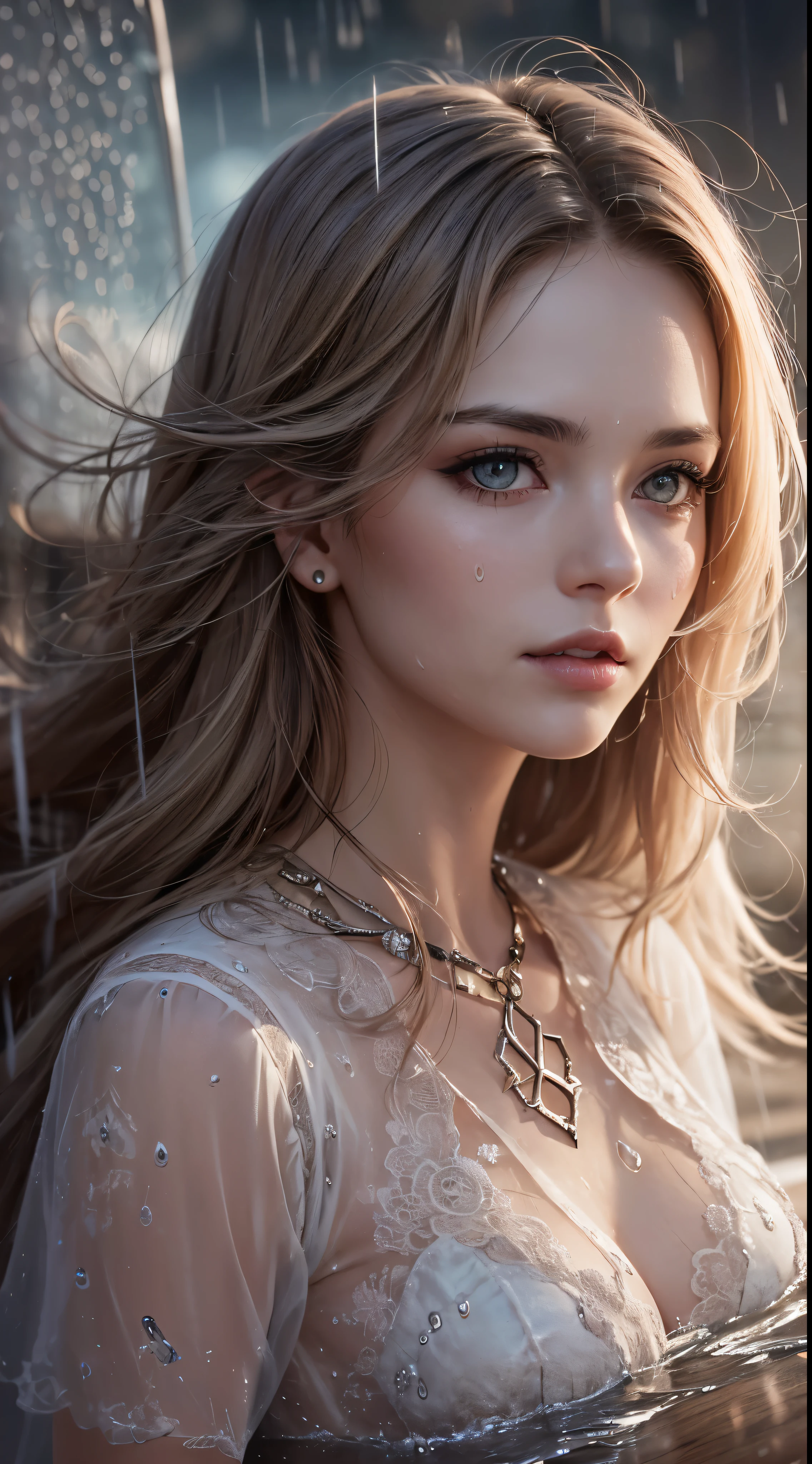(skin dents:1.5), realistic, realistic, (table top:1.5), concept art, intricate details, very detailed, realistic, octane rendering, 8k, unreal engine, dynamic pose, highest quality, High resolution, (realistic face:1.1), (超realistic:1.1), ((full_body)), perfect eyes,(shiny skin:1.2), (((hairstyle))), (((完璧な手のvery detailed背景), haunted island, ((dynamic background)), ((lightning)), (light), (1 girl), wearing a cloak, (((flowing cloak))), ((fine eyes, high quality eyes, high quality face)), long hair, (((flowing hairstyle))), 1 girl ((controlling water)), (((whirlwind of water))), Ocean, tsunami, magic, (make a dramatic performance, written boundary depth, Bokeh, 4k, gothic, ((rain)), energy ball between hands