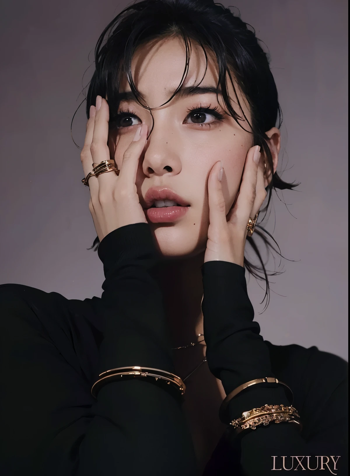un primer plano de una mujer con un anillo en el dedo, janice cantado, Hye Kyo song, lee ji-eun, lee ji - eun, heonhwa choe, aparcar desde-min, inspirado en Zhu Da, iu lee ji-eun como supervillano, kim hyun joo, sangsoo jeong, bae suzy, jinyoung shin, gema chen