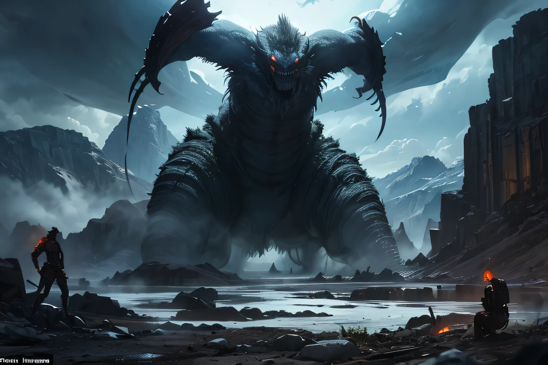 Caldera Lake unidentified giant creature inhabitant, fiction, fantasy.