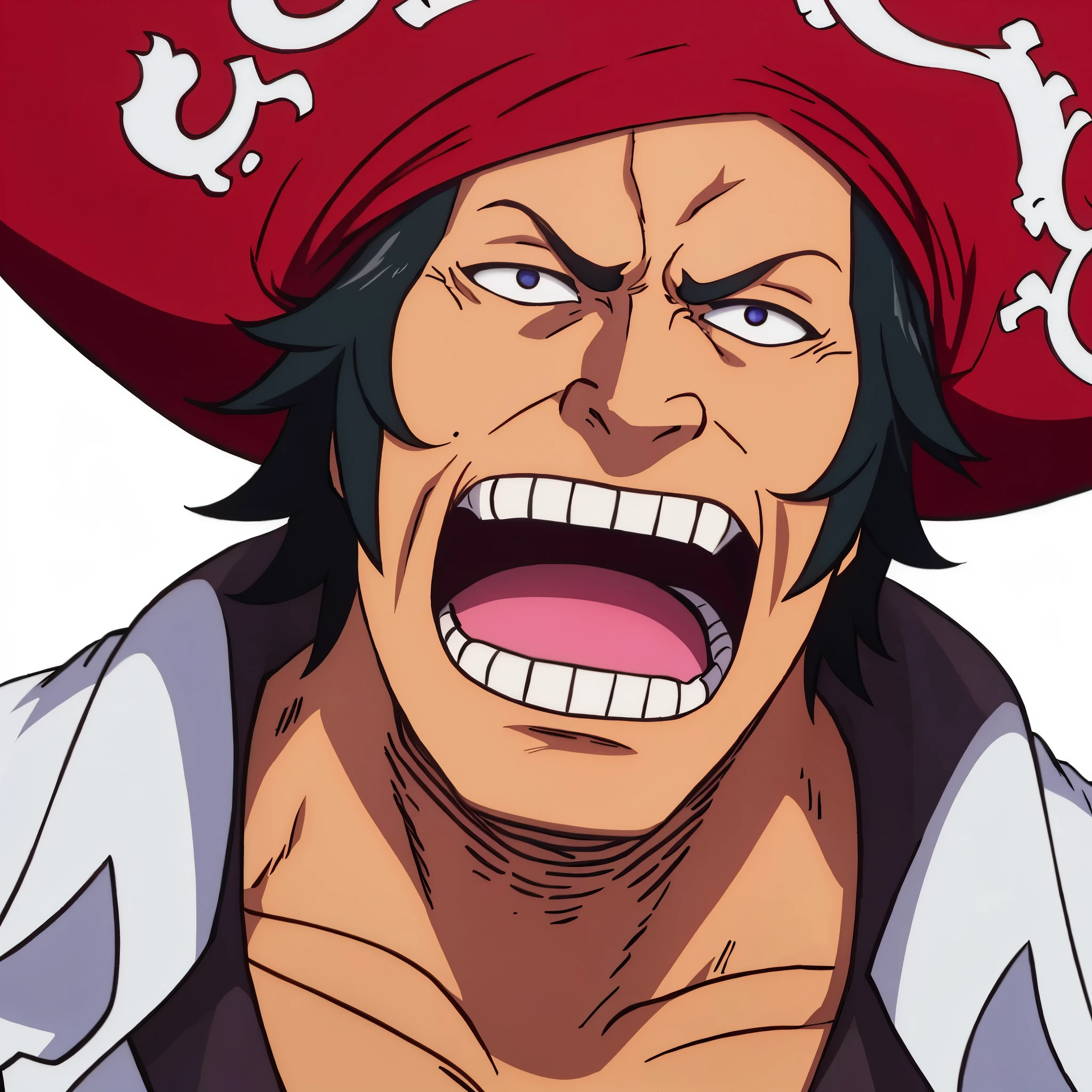 An ugly pirate man