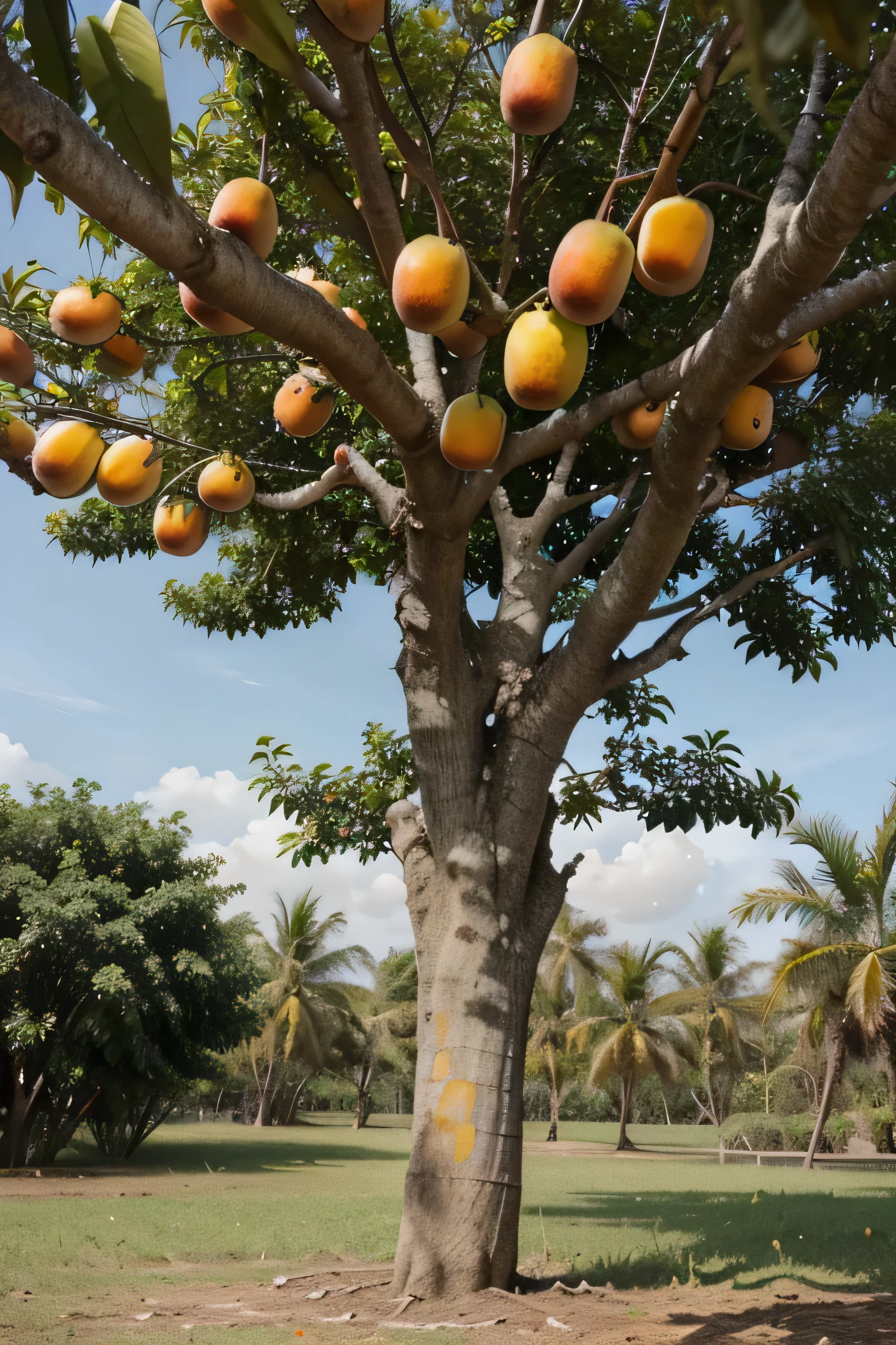 a mango tree have a lots of mango more than 100 mango