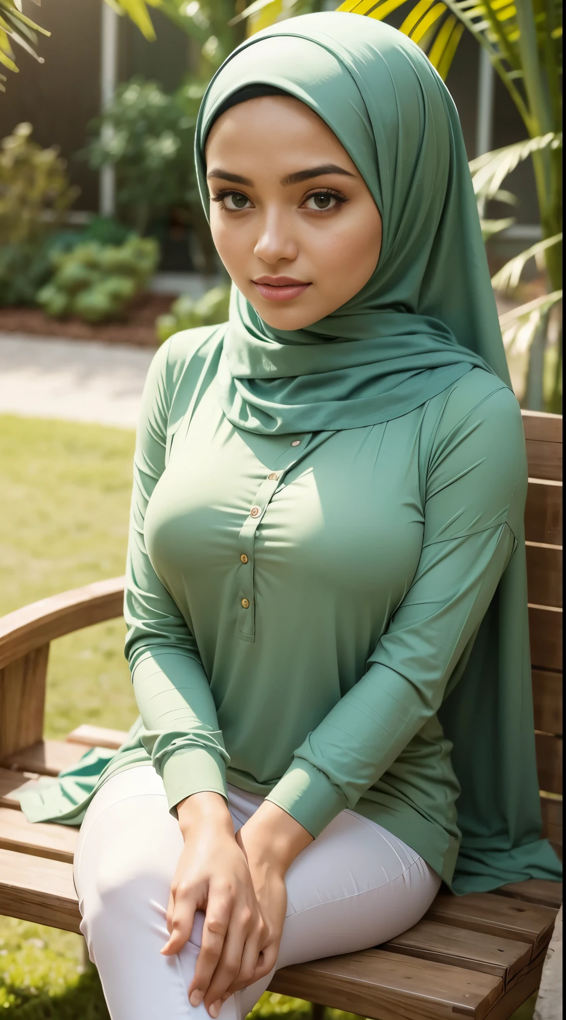 Big breast hijab