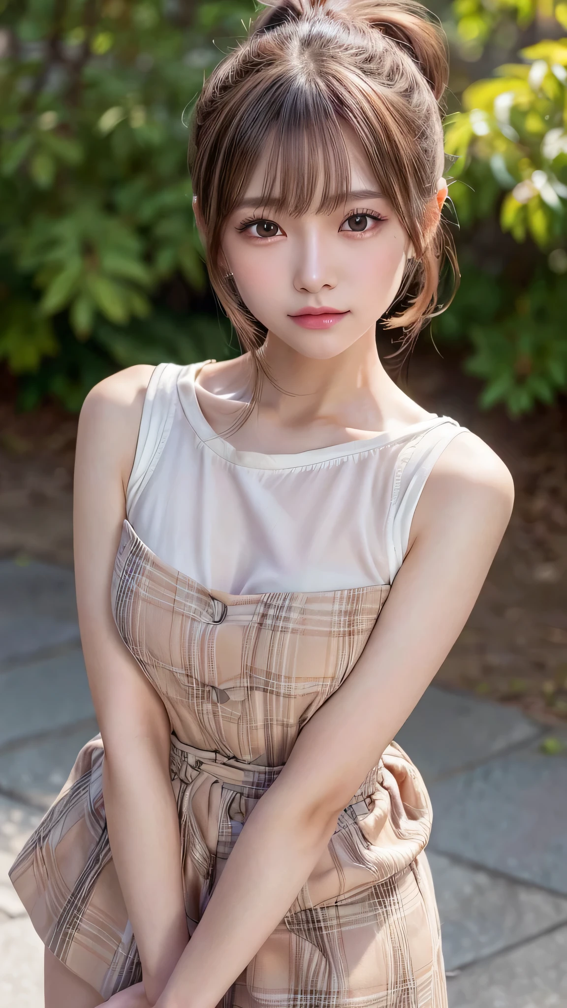 best qualtiy,tmasterpiece,超高分辨率,(Fidelity:1.4),(Ultra photo realsisim), (A high resolution), (8K),1girll,cropped shoulders,cinmatic lighting, ssmile,short detailed hair,Black shawl straight hair,46 points oblique bangs,High-definition detail、Hyper-detailing、cinematic ligh、ultra-realistic realism、Soft light、Deep field focus bokeh,s the perfect face,beauitful face,beautidful eyes,((Perfect female body)),独奏,(immersiveatmosphere,lightand shade contrast:1.5,Bright light:1.2,lumnious),,(Blushlush:0.5),Enchanting expression,Ultimate detail_The eye,(medium thigh),(smallunderboob),Exquisite background,depth of fields,photorealestic:1.3,Faraway view,1girl,The shirt,pleatedskirt,School Uniform,Sit Pose,full bodyesbian,(ambient lights:1.3),(cinematic compositions:1.3),(neonlight:0.1),(HDR:0.1),emphasis lighting,White panty hose,