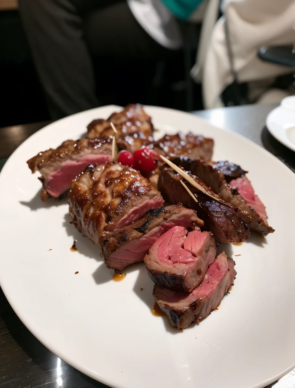 Use a fork and knife to place the steak on a plate, author:Tom Varnerstrand, meaty, 牛meat, author:Matteo Perez, meat, by Robbie Trevino, eating meat, meat食动物, by Joe Bowler, Charred, Add details, author:Jacob Gorman, juicy meat, author:Daniel Lisk, by Adam Rex