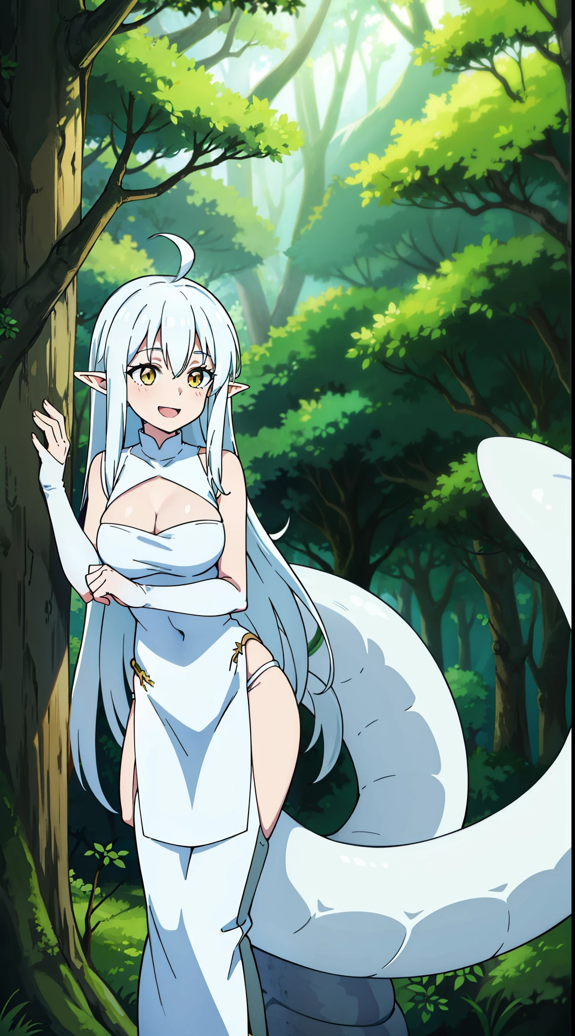 woods, enchanted forest, Nature, Beautiful nature, medieval city background, smile, Smiling, solo, 1girl, soft smile, slender figure, slim, skinny, short height, Sexy, Beautiful composition, the trees, beatiful face, handsome body (Body Full 1.1.), Beautiful figure, in full height (Body Full 1.1.), closed mouth, tongue out, Digital Art, sexypose, beautiful breasts, small-sized breasts, High Elf Knight(Body Full 1.1) elf, (Dark Blue eyes:1.5), white hair, long hair, braid on hair, silver hair, Knight, Beautiful figure, beautiful breasts, (Fullness of the body.1,1) silver hair, Hair between the eyes, hairlong, straight hair, pointed ears, long ears, side locks, bangs, Asymmetrical Clothing, elf, (Masterpiece:1.2), Best Quality, High Resolution, Unity 8k Wallpaper, (illustration:0.8), (beautiful detail eyes:1.6), extremely detailed face, perfect lighting, extremely detailed CGI, (perfect arms, perfect anatomy), epic composition, naked, no clothes, hand between her legs, pink nipples, small nipples, flowers in hands, hair braid on head, braid, tress, tress on head, golden spear in hand, looking at viewer, necklace, bare skin, bare legs, bare feet, kneeling, legs spread, shaved pussy, ass pov, anus, from the back, on all fours, feet soles