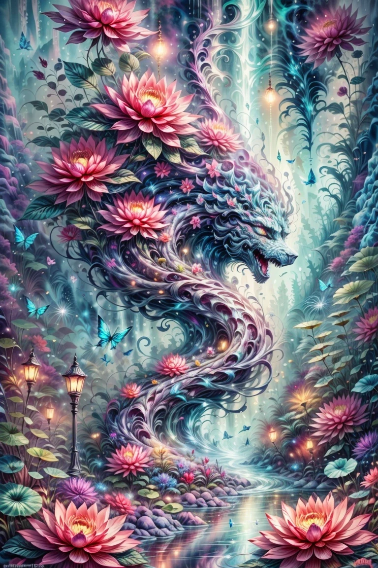 Fantasy 00d, dark fantasy style, Bioluminescent Phoenix, Focus from the side, kaleidoscope eye effect, mysterious water, In a frozen sports lake, bioluminescent pixels glow, Glowing neon splash energy, Cosmic sensation, Intense graffiti background alcohol ink, Colorful particle light, extremely high resolution, (((Render radiosity in stunning 32K resolution:1.3))), beautiful details, Beautiful texture, Everything is clearly captured, best quality, high quality,